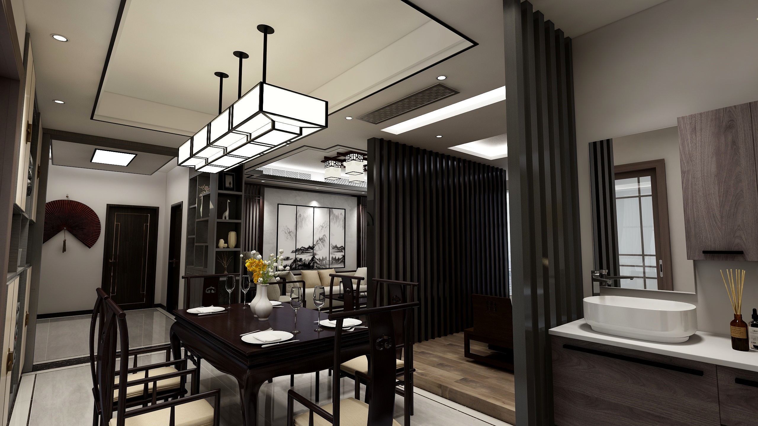 Hsiaotem全案设计-10号楼户型A新中-装修设计方案