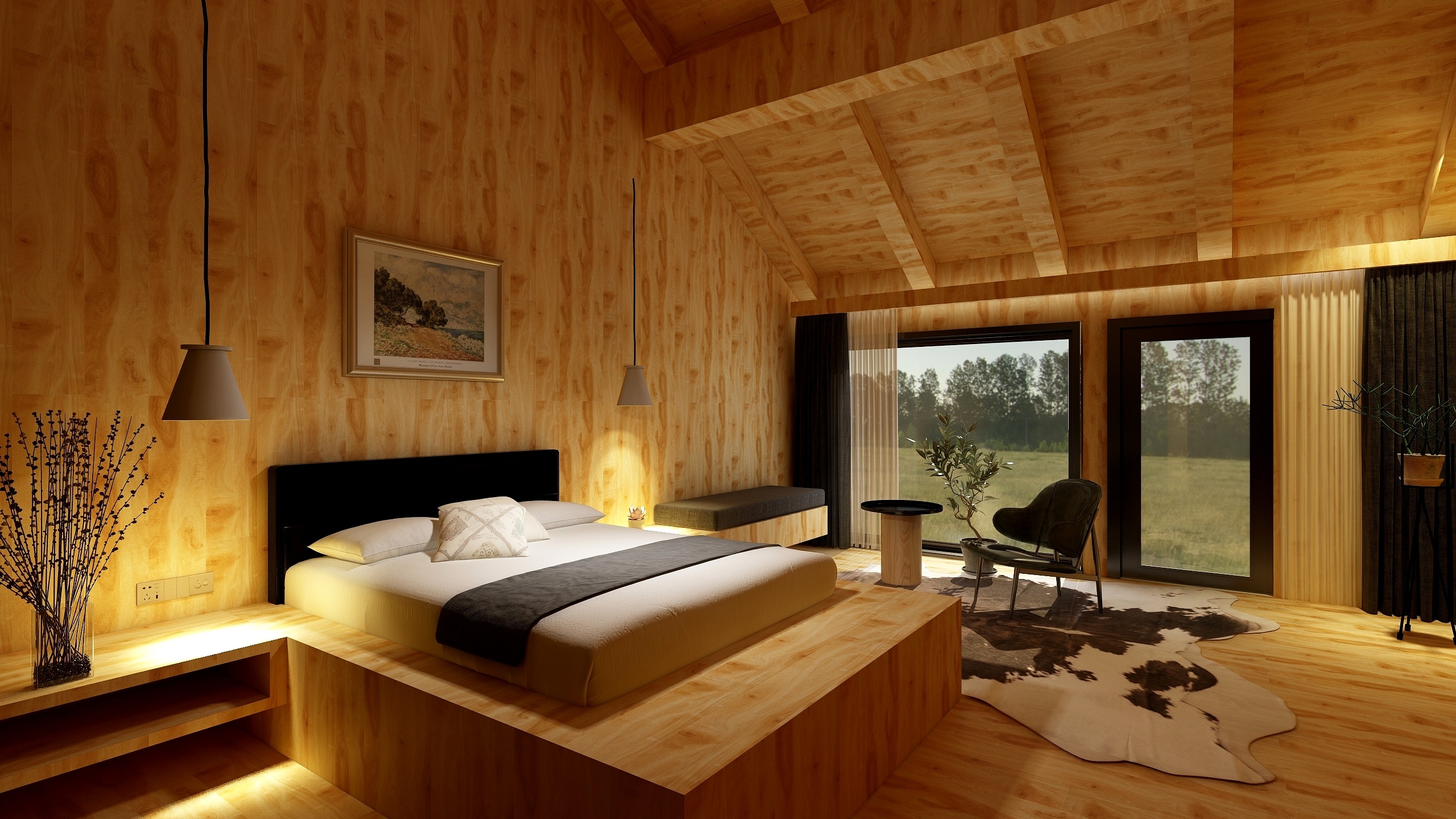 yuankAVn-原木民宿-装修设计方案