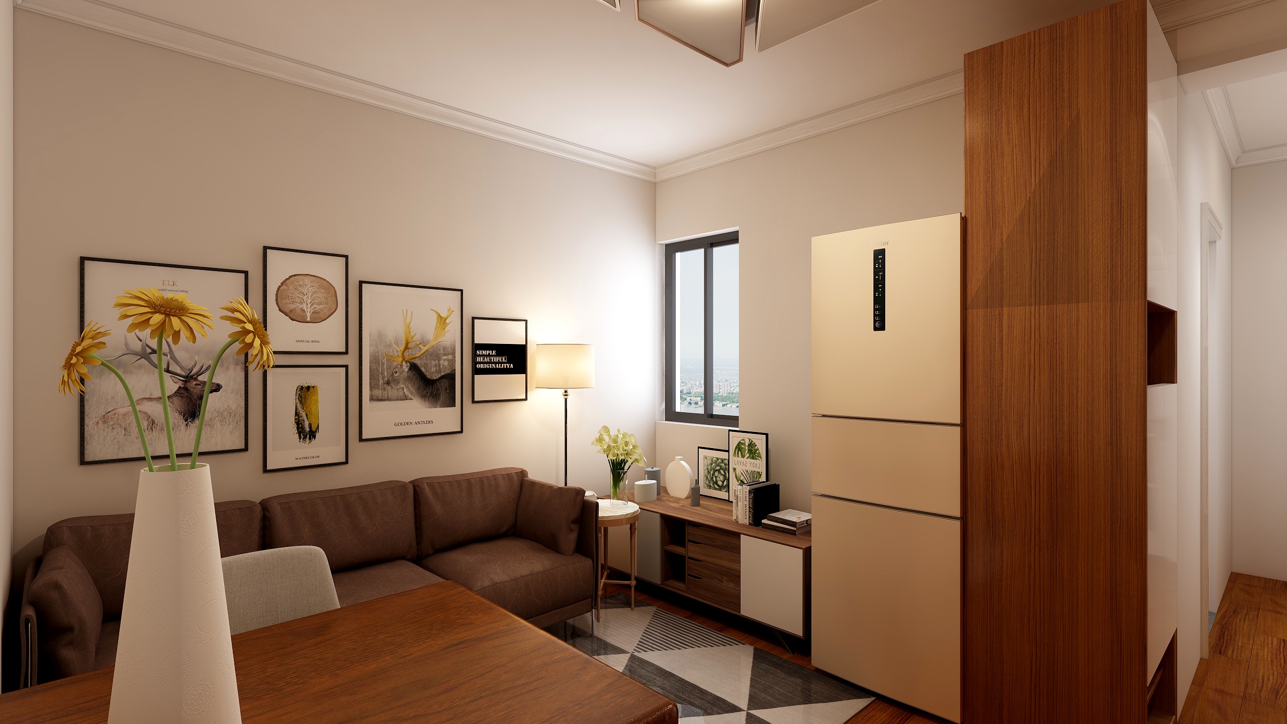 岚蝶作梦绕沙洲-古美七村17号102室毛女士雅居-装修设计方案