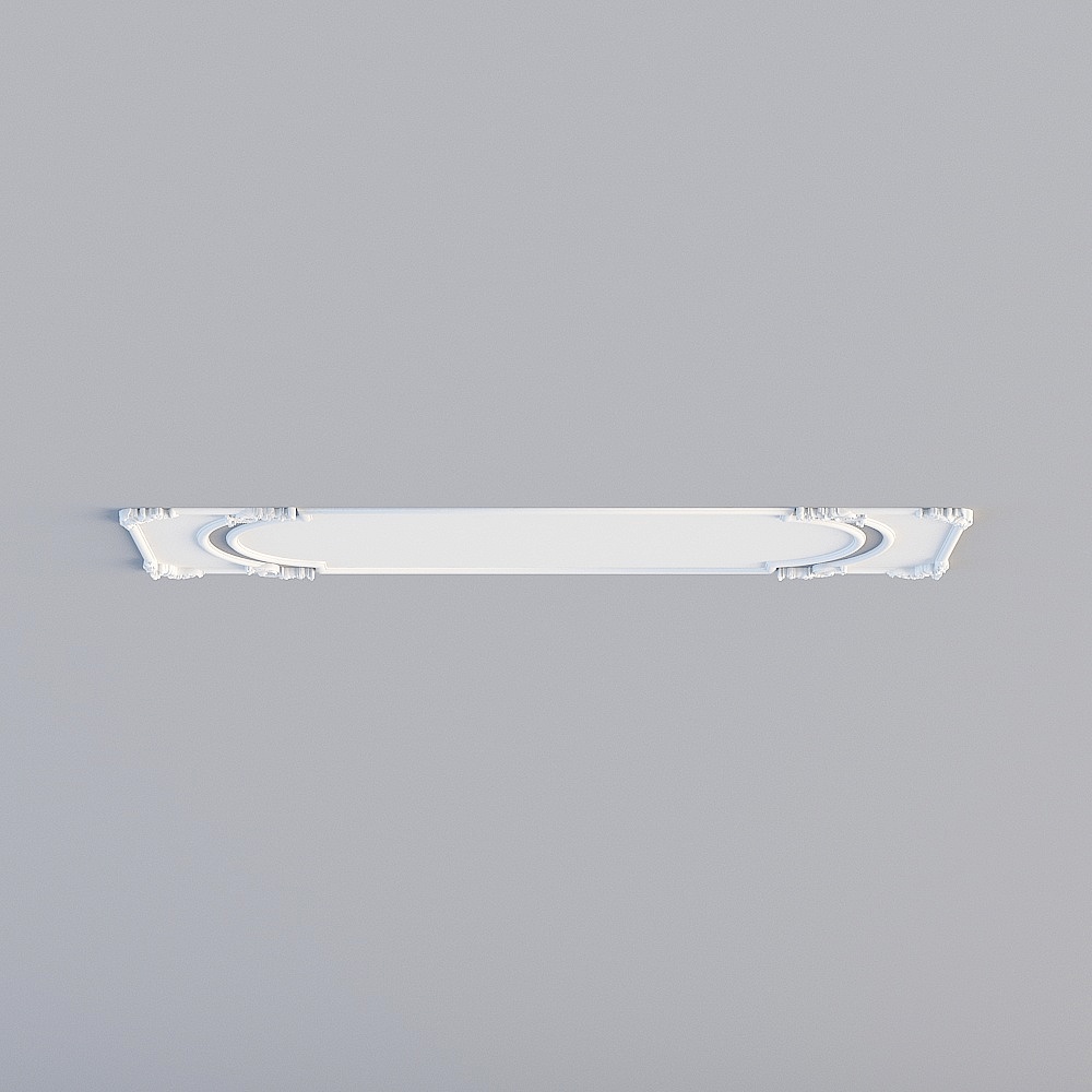 顶面角花造型3D模型