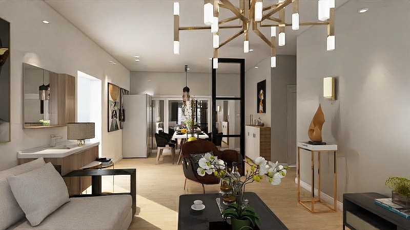 吖oO-九龙仓时代上城140.00㎡C区年华里D户型4室4厅2卫1厨-副本-装修设计方案