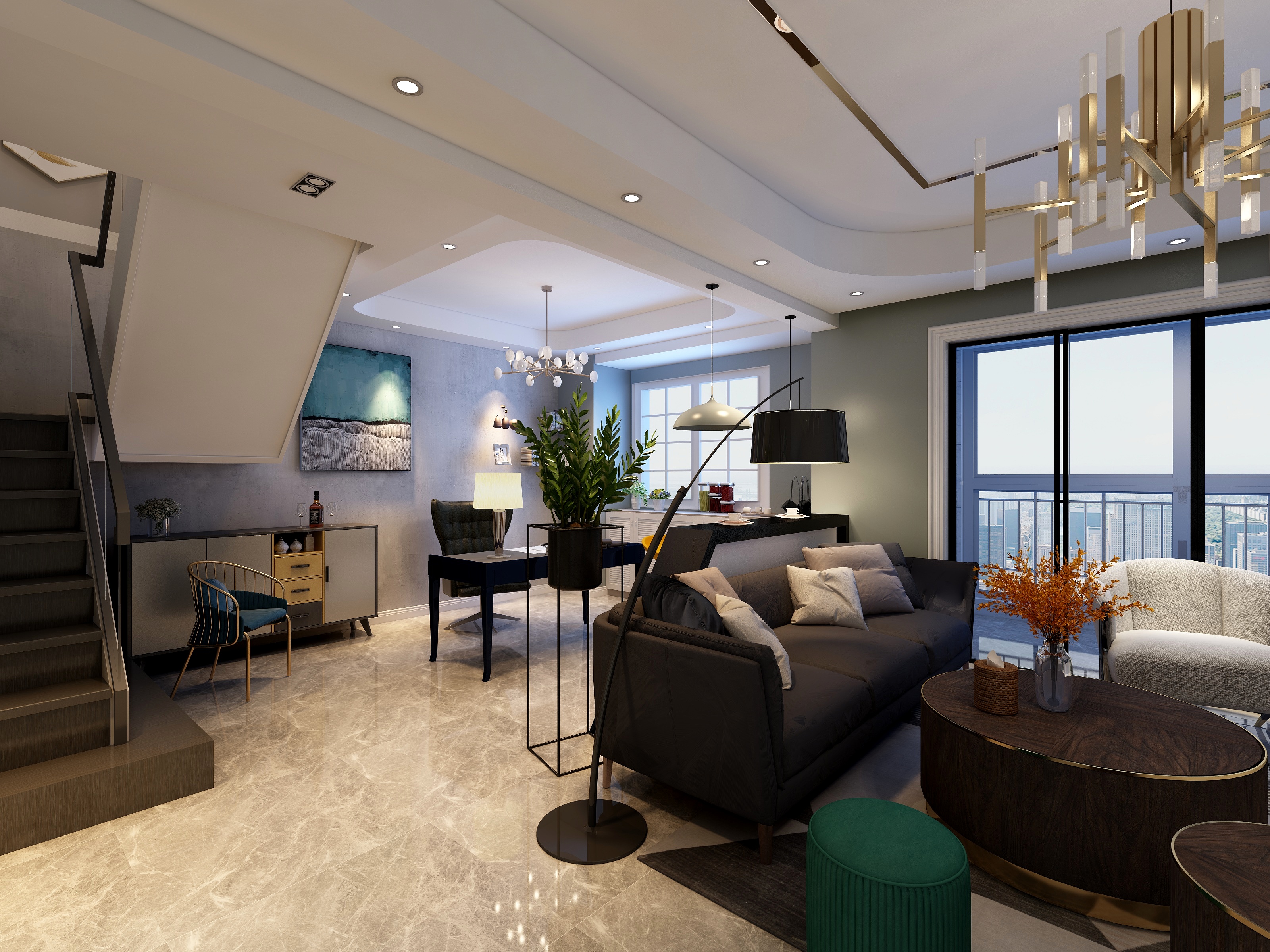 凯瑞19962366650-盛大华都-装修设计方案