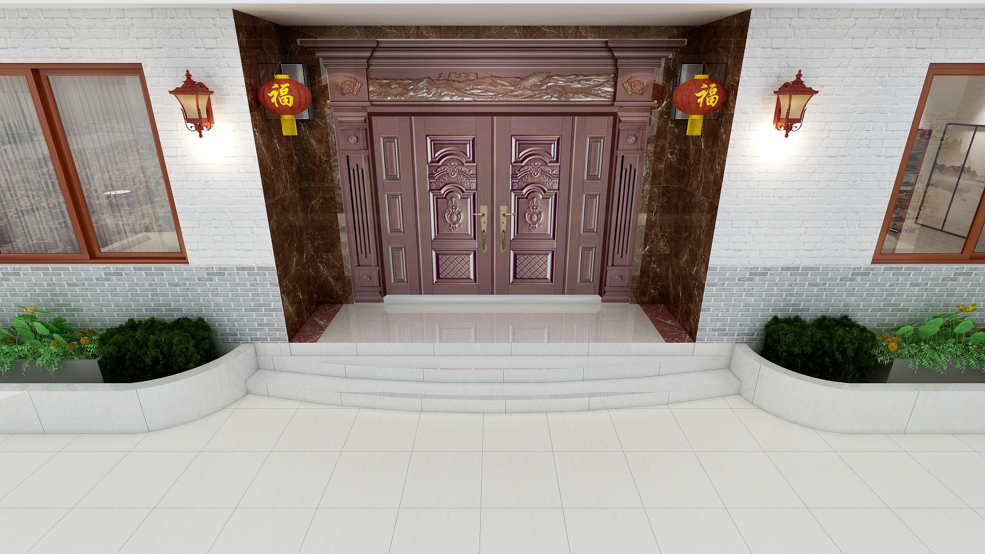 蓬安东欣装饰-罗家张总幸福小别墅装修方案-装修设计方案