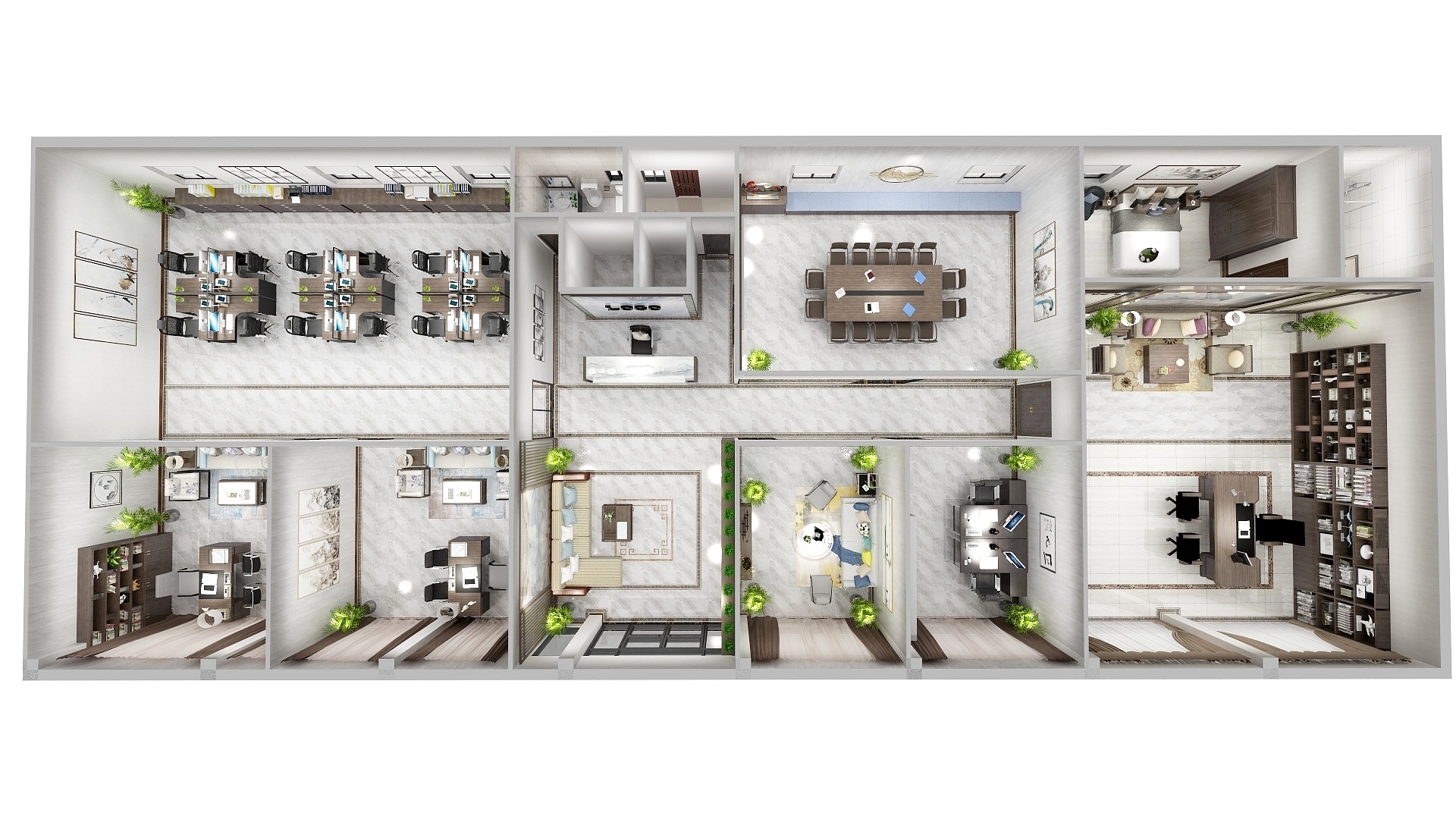 Mr丨Li-民营路办公室1-装修设计方案