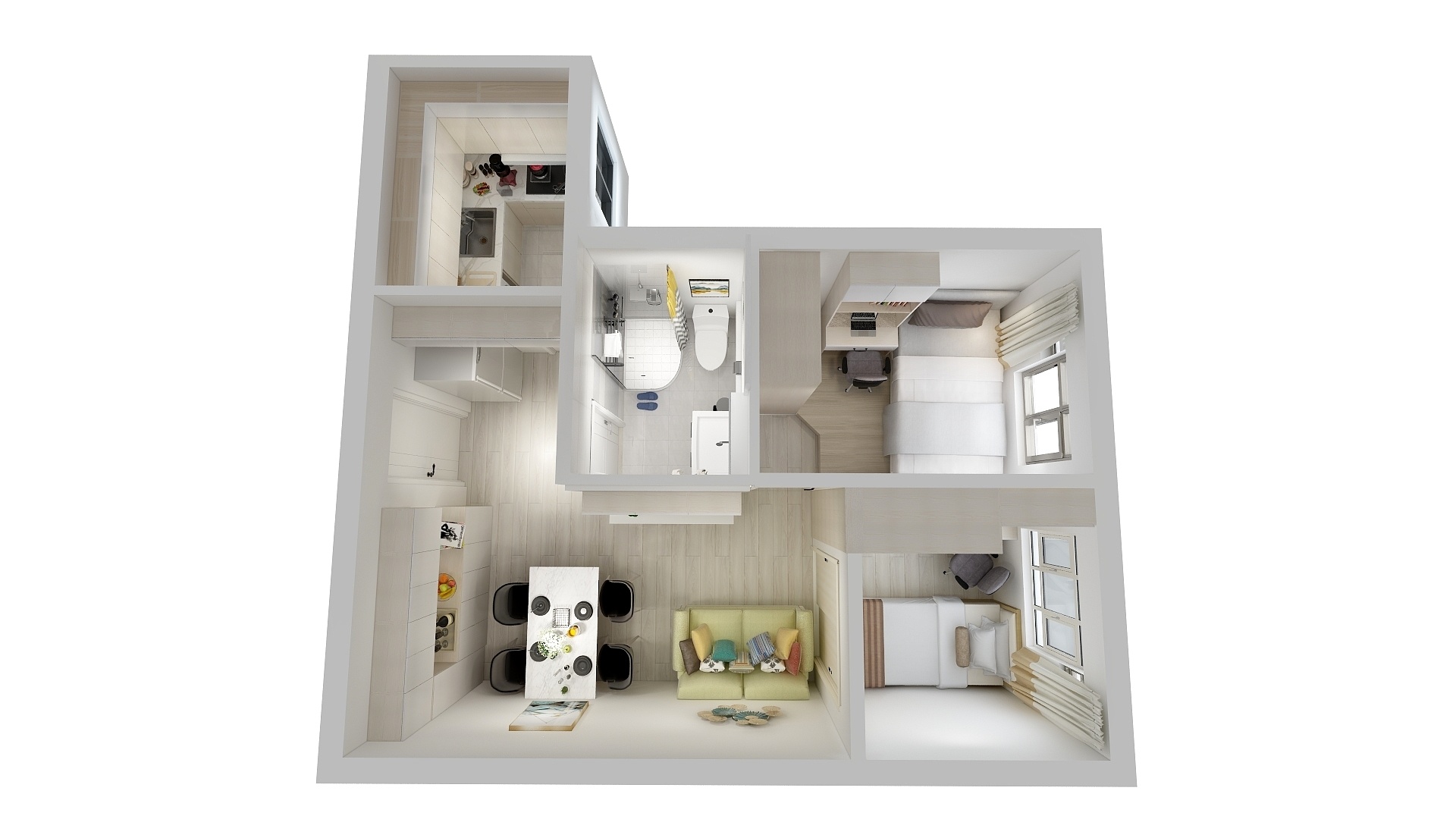 Leoleidesign-硕门新硕楼918室(9-25)-装修设计方案