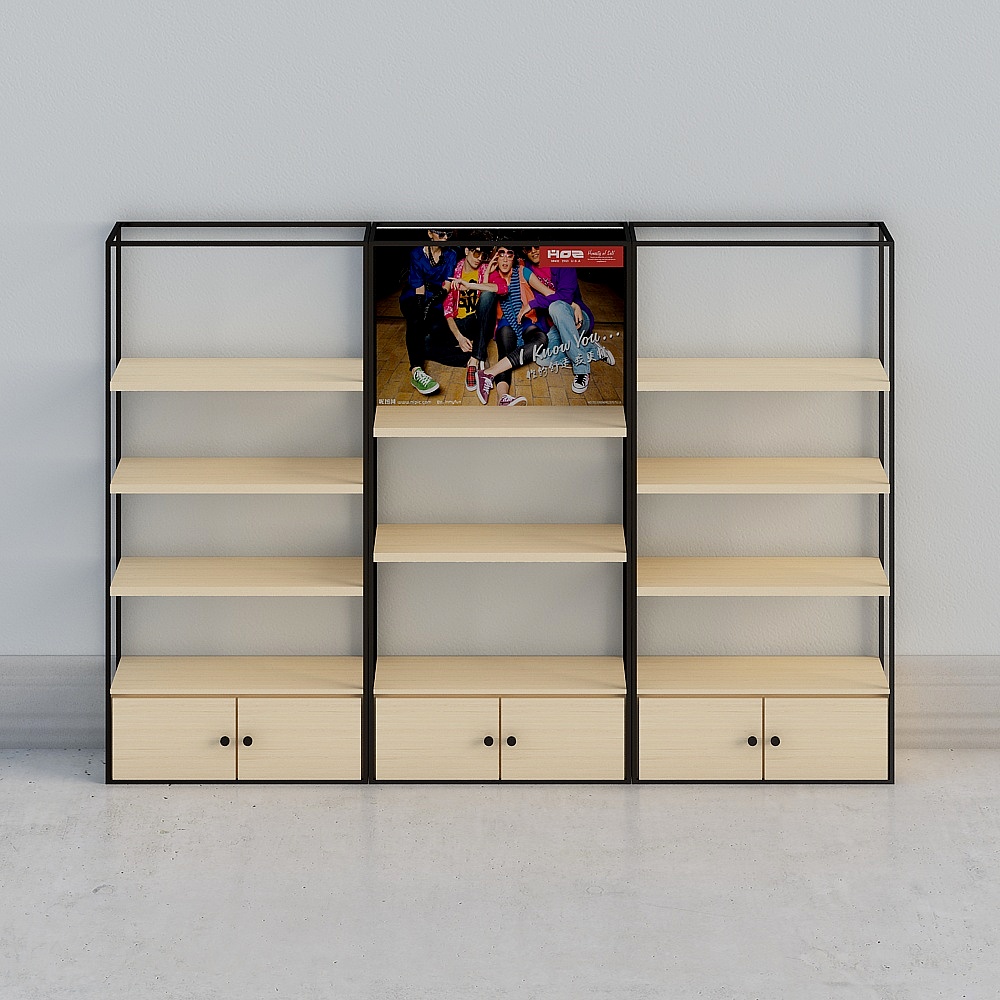 鞋柜(没鞋)13D模型