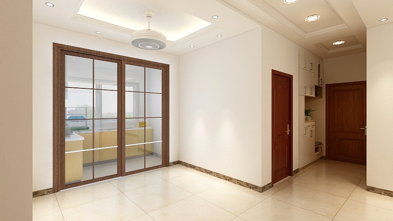 栾城区春明装饰-智高常春藤105.00㎡C区标准层C户型3室3厅1卫1厨-装修设计方案