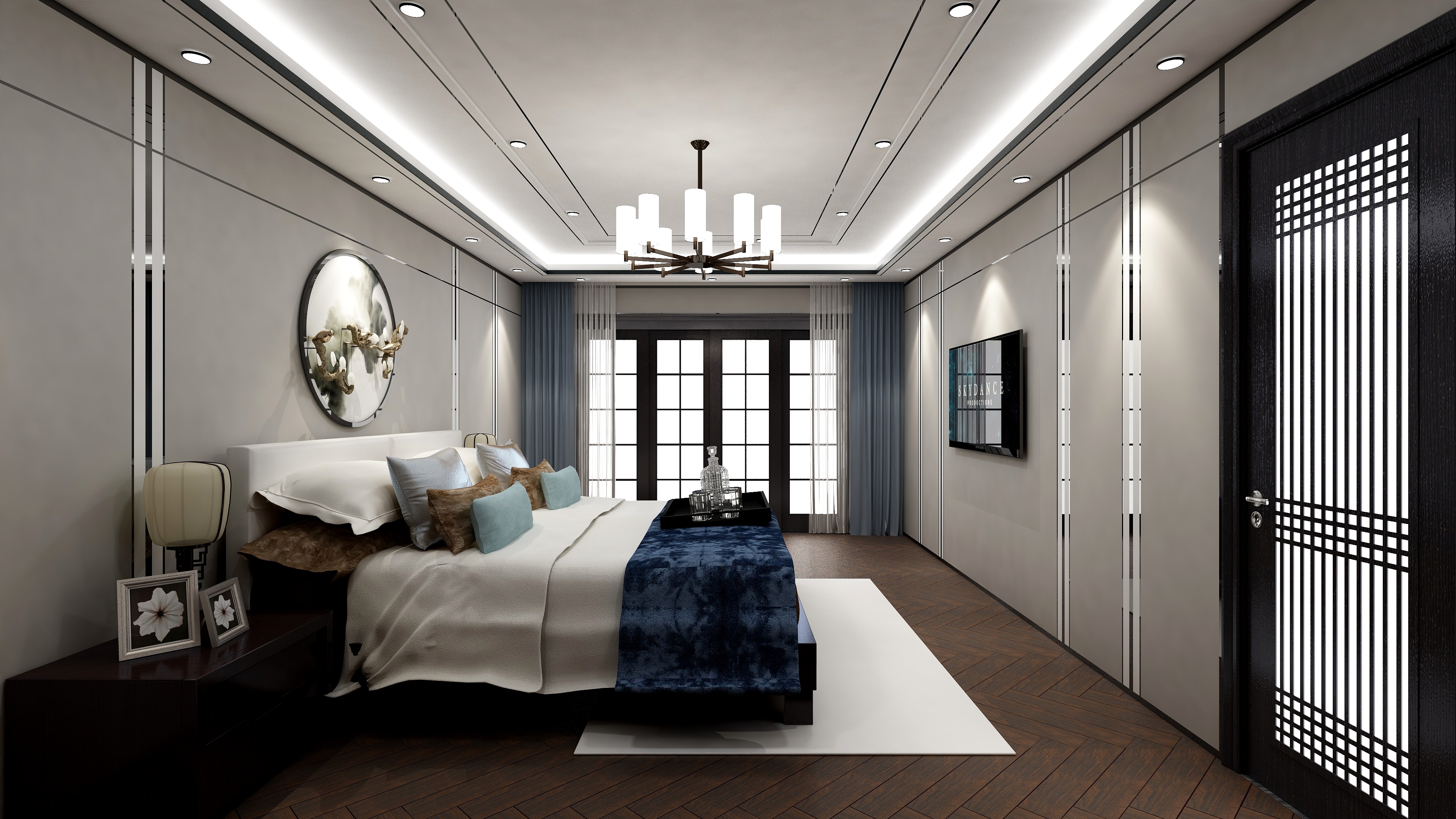 福建省-泉州市-惠安县-郑俊-三盛四季-新中式-红橡装修效果图