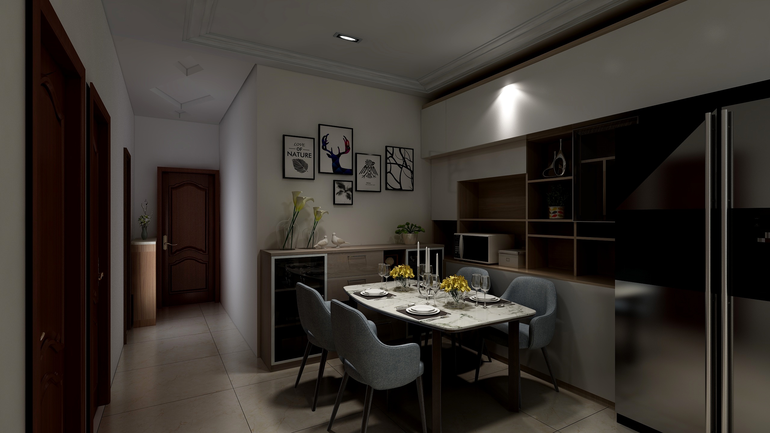 一爱设计一-东沙屯-装修设计方案