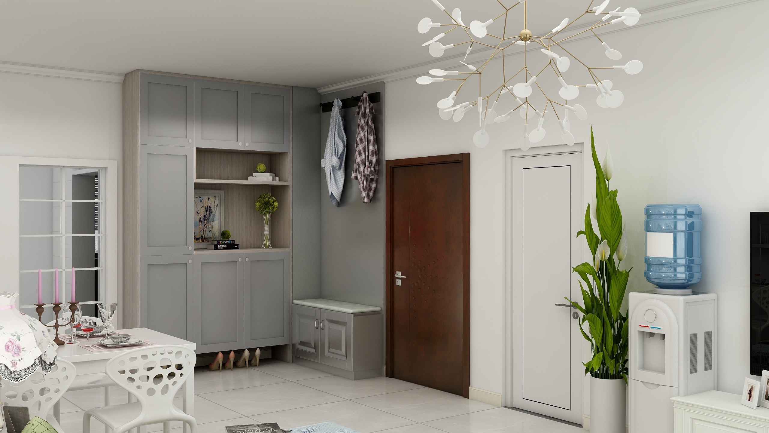 室内空间效果表现-宏帆130m²-装修设计方案