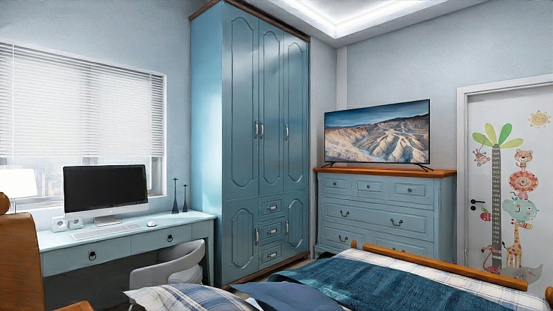 158****2832TqCU-景瑞天赋姚江128.00㎡户型图3室2厅2卫1厨-装修设计方案