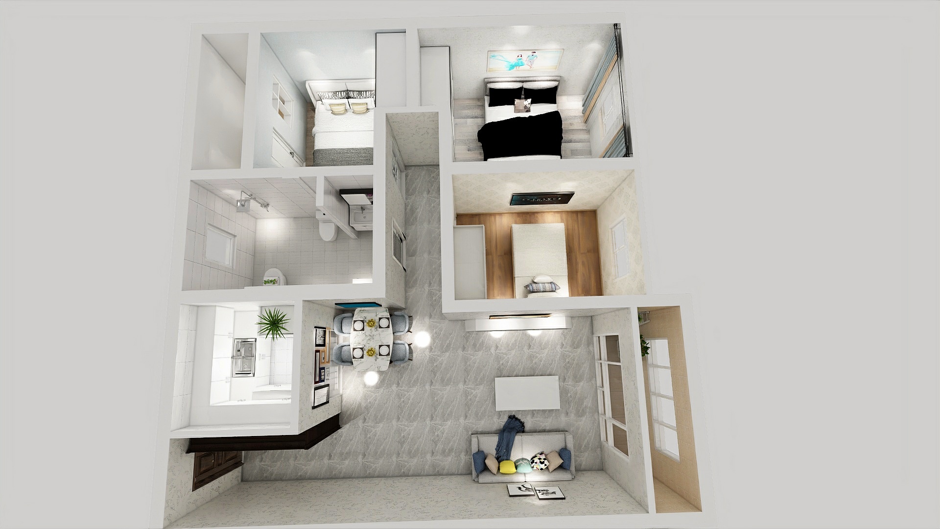 阿钧Jun-碧桂园96-装修设计方案