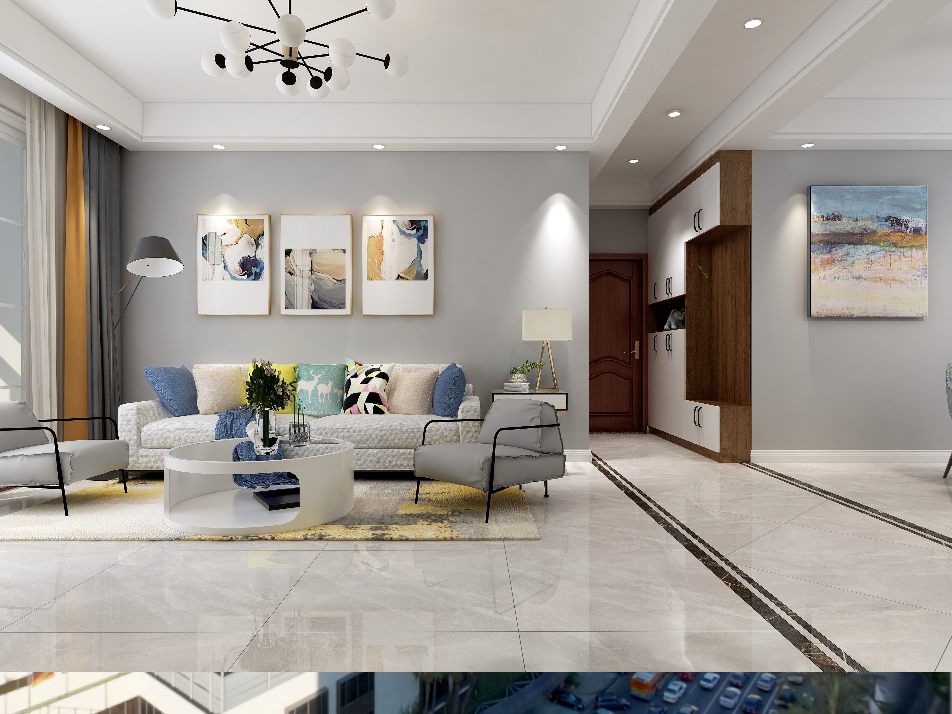 时夏映画于波-喜园55-3-601(1)-Mo-装修设计方案