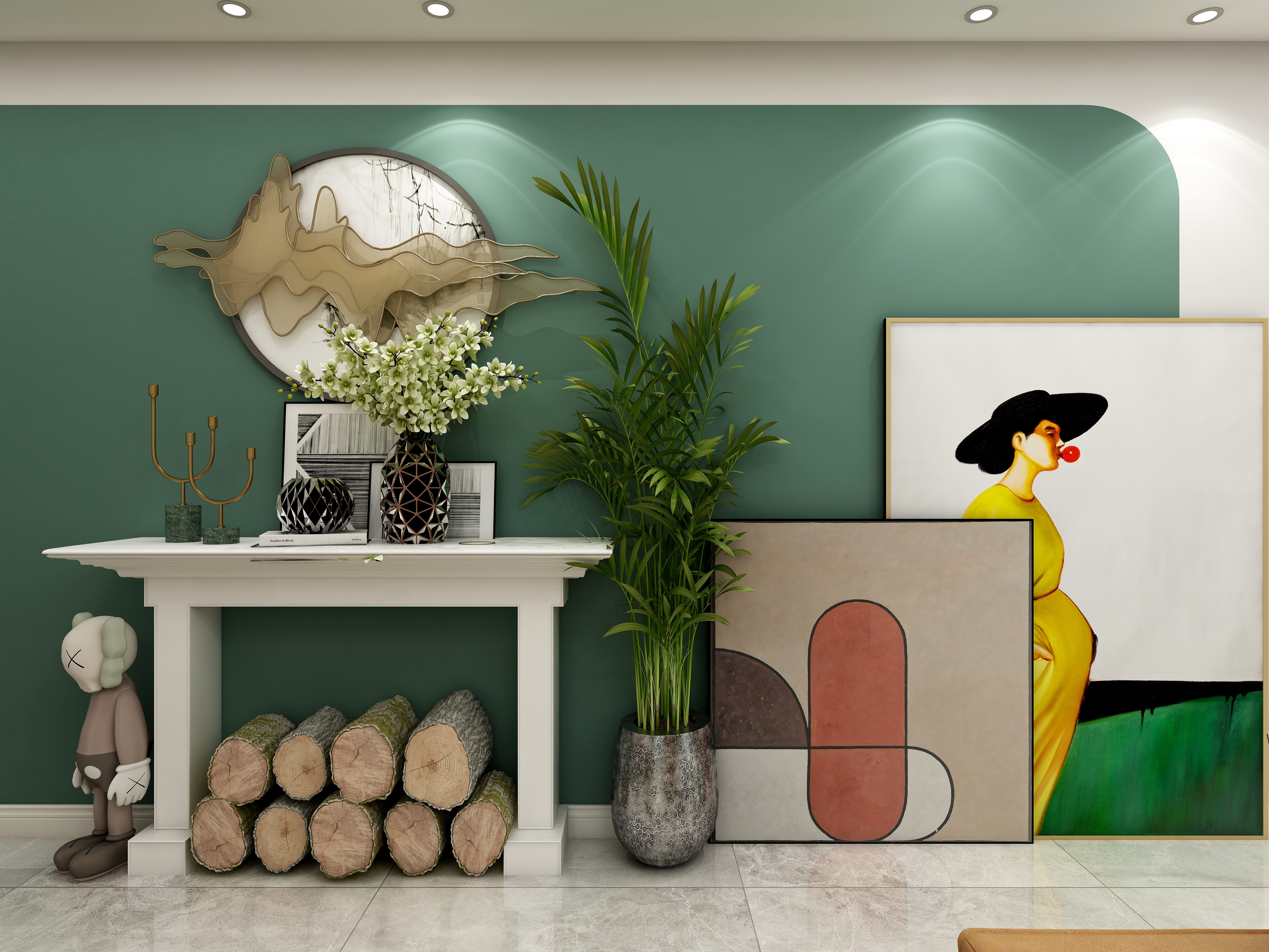 原创案例.-现代北欧客餐厅-装修设计方案