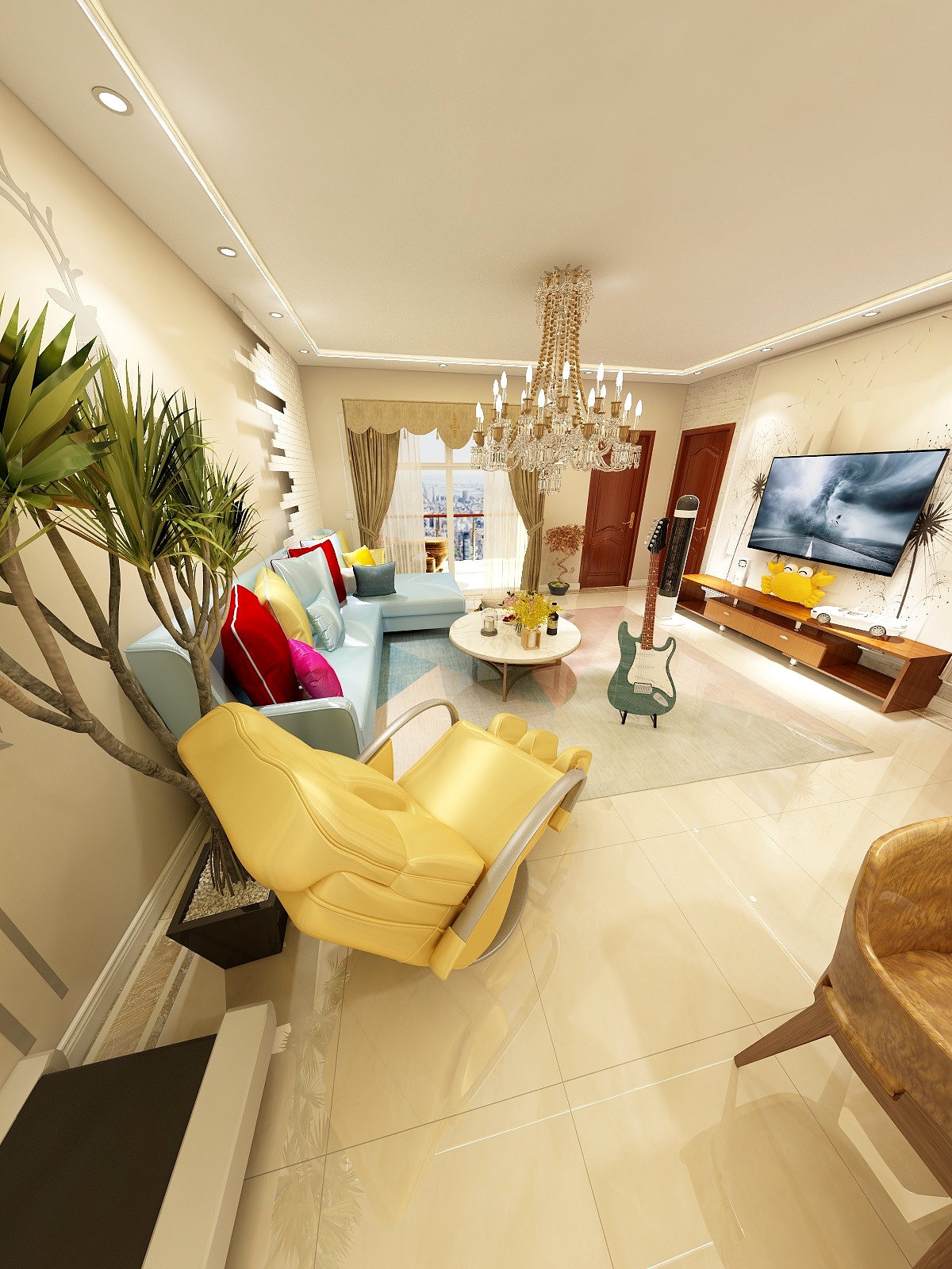 辛宥熹-LOFT温馨舒适现代风格-装修设计方案