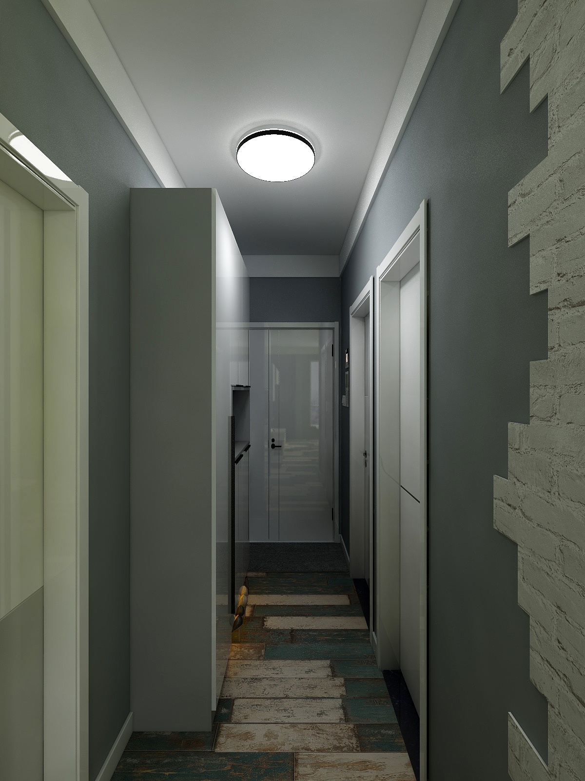 祥润全屋定制-43㎡小户型-装修设计方案