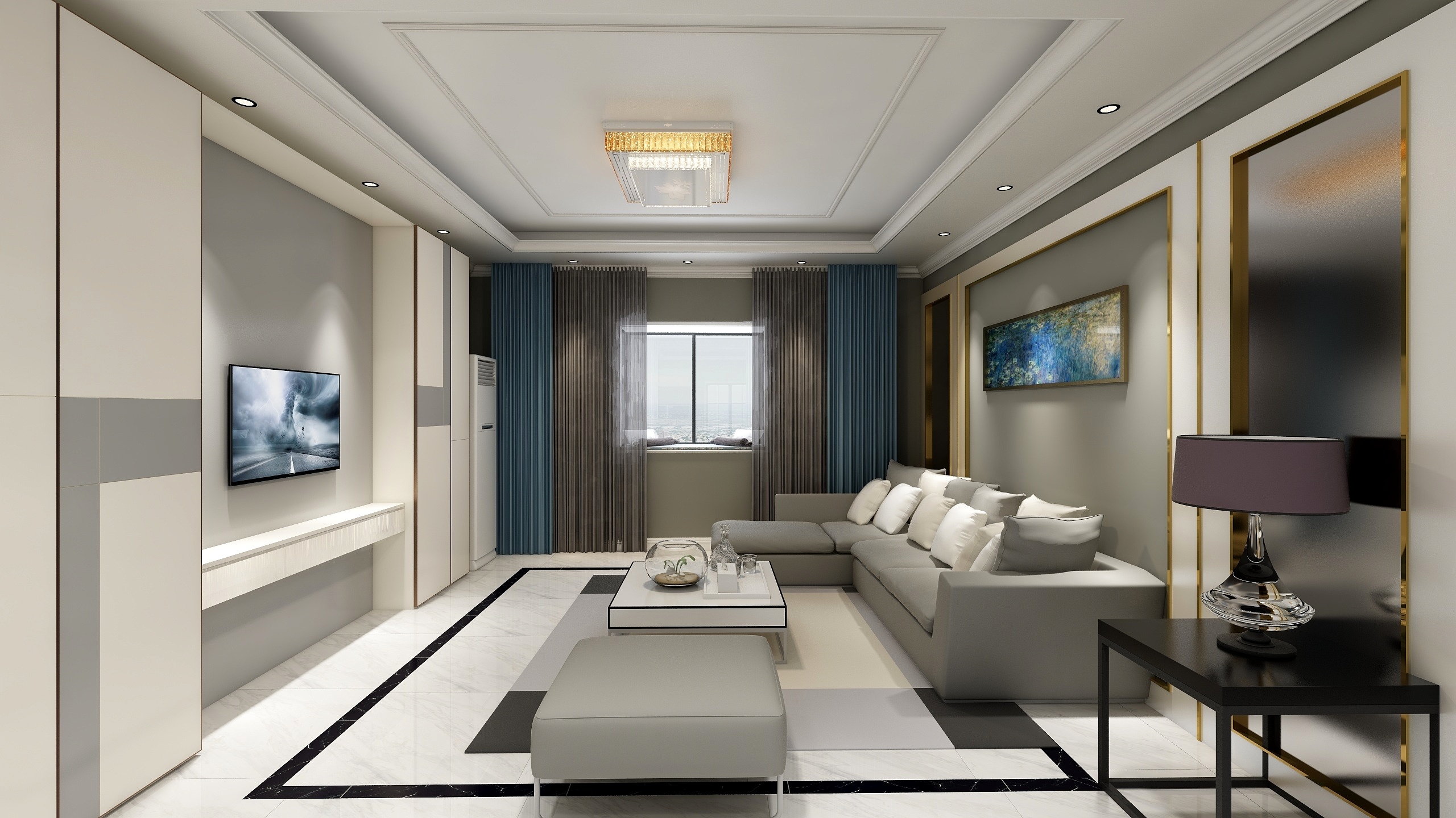 天空之城-现代简约-胡鹏举13663016062-装修设计方案