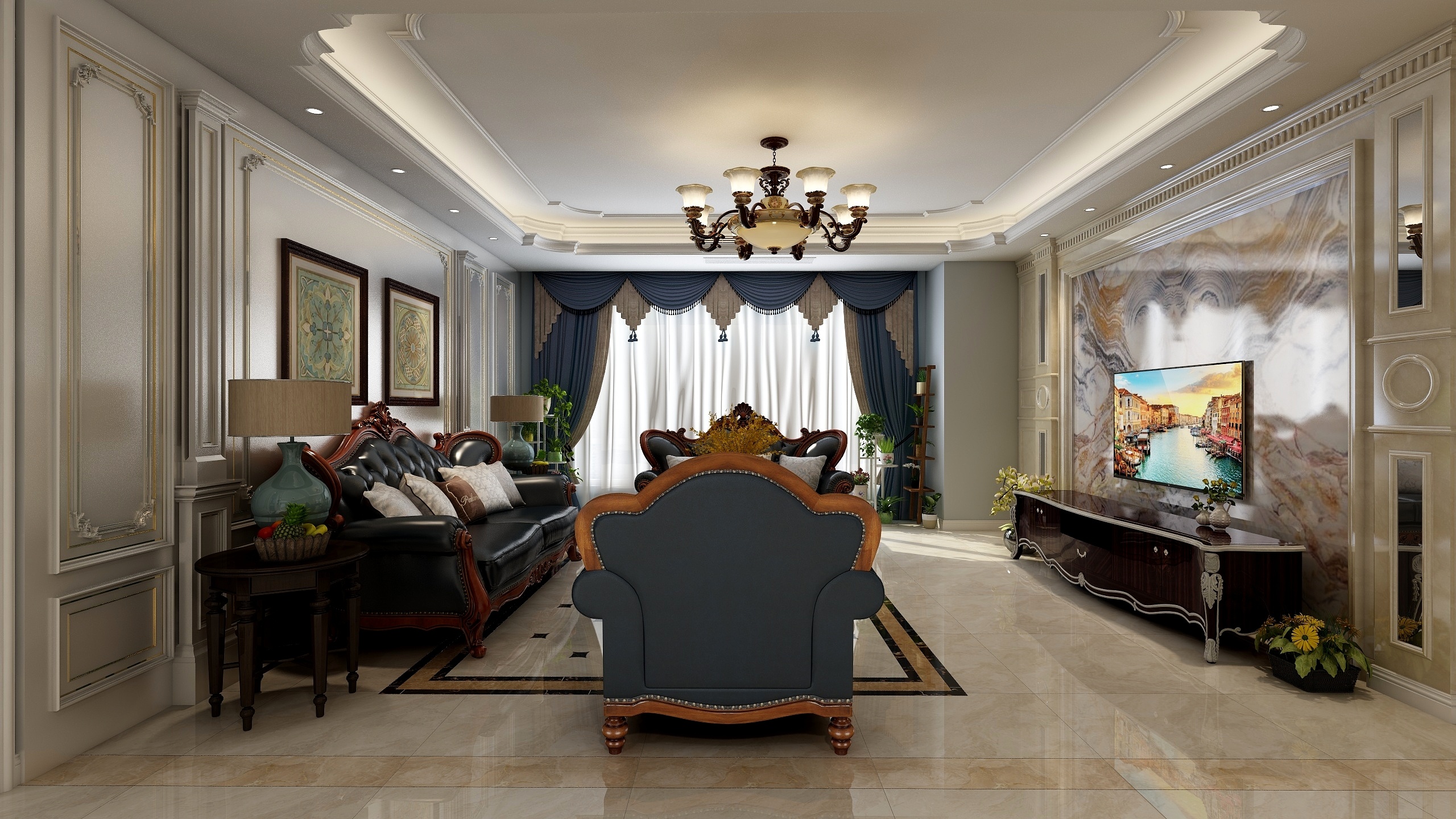 陈琪琪-开元第一城224欧式-副本-装修设计方案