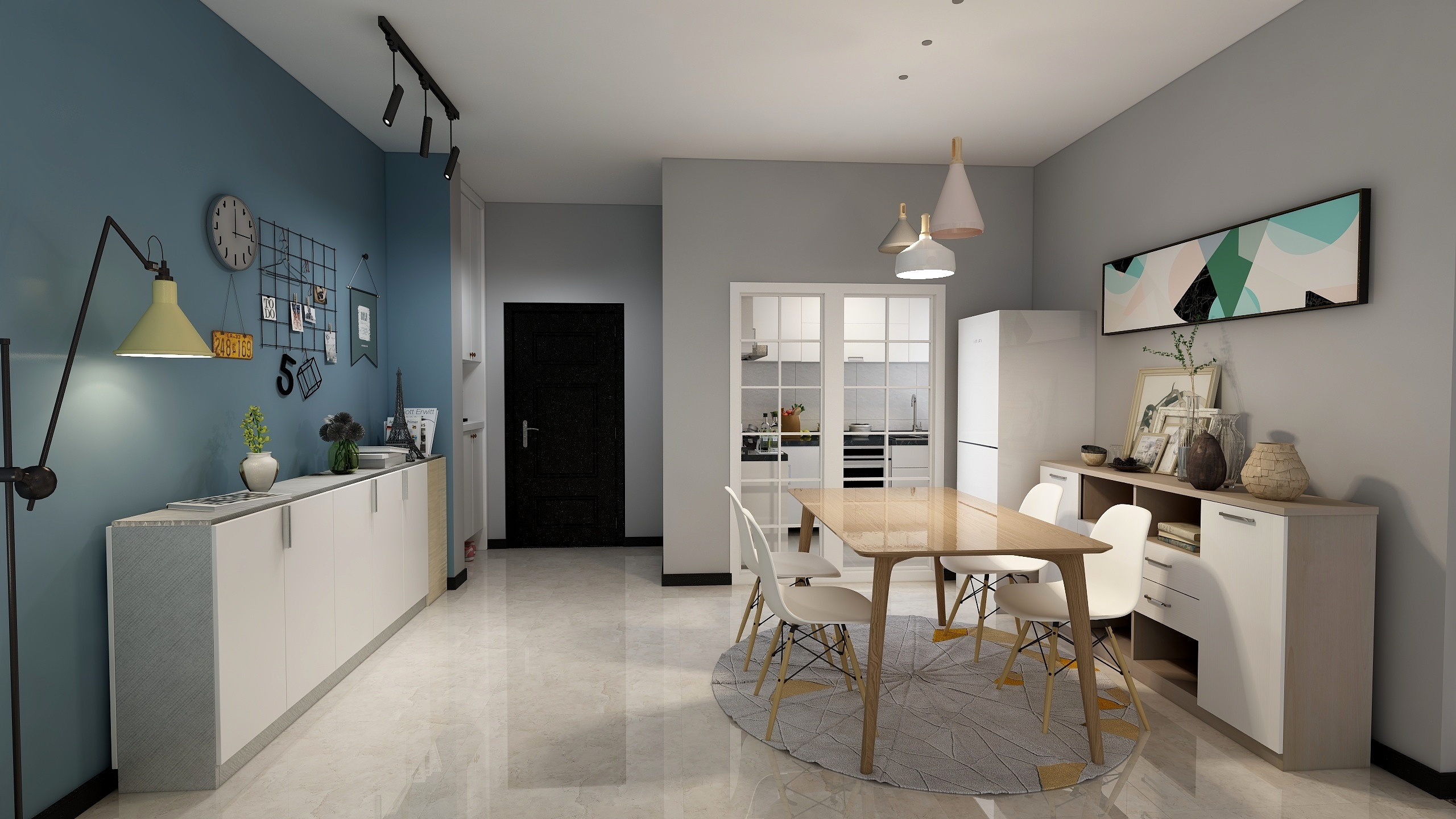 简意空间设计-北欧风情-装修设计方案