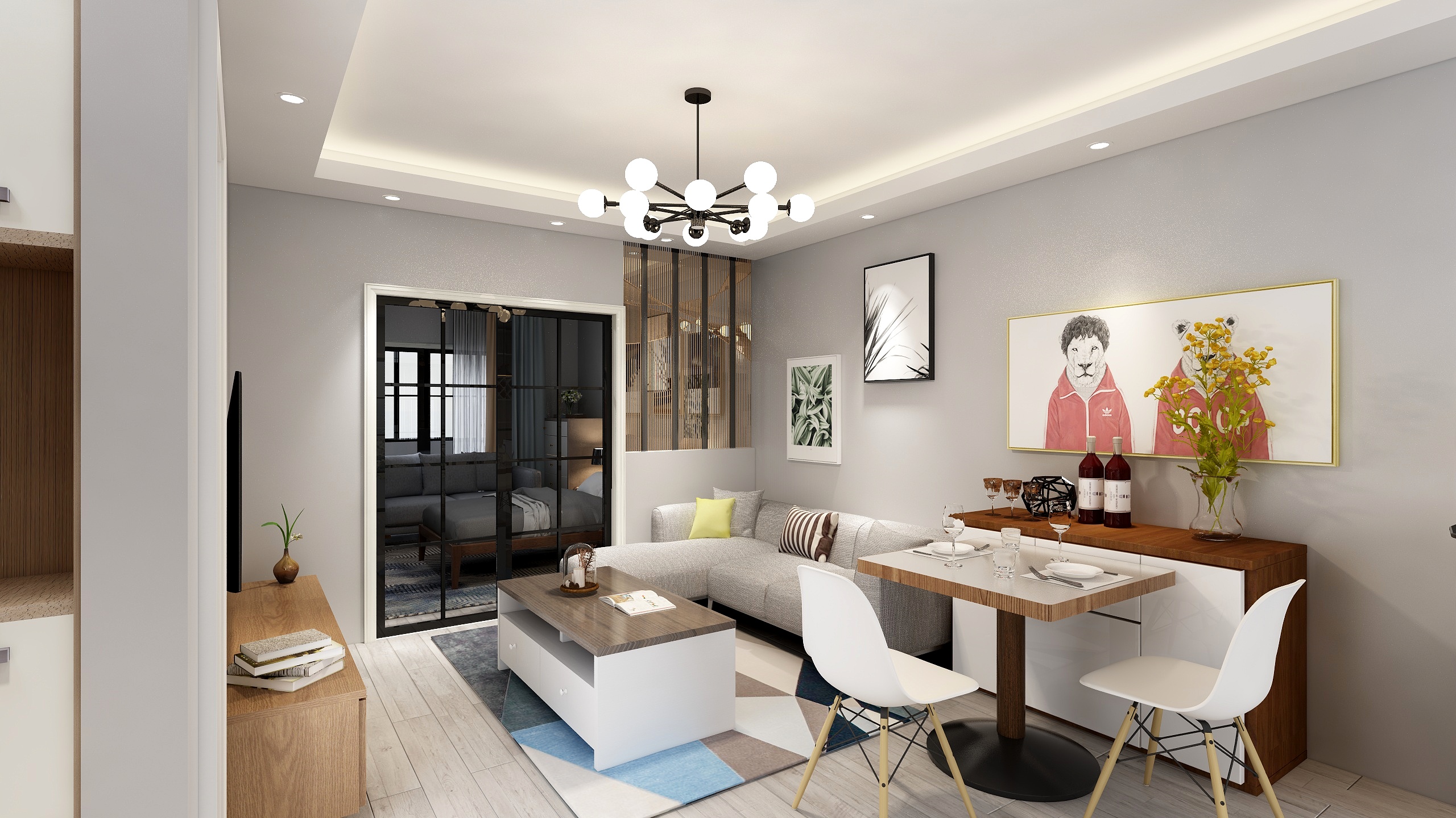 岚蝶作梦绕沙洲-闵行区—上陇新村810弄40号2-装修设计方案