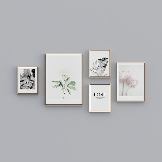 Modern Collage Photo Frames,Black