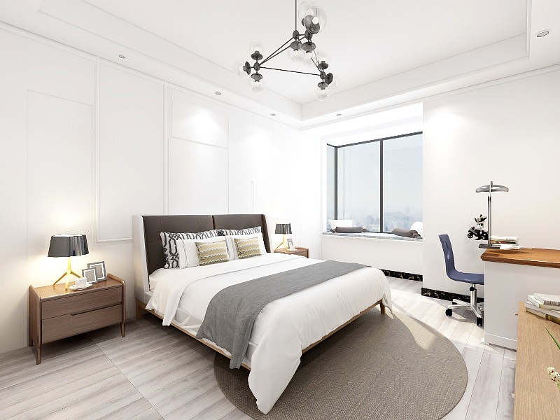 开心大白菜-主卧效果图-装修设计方案