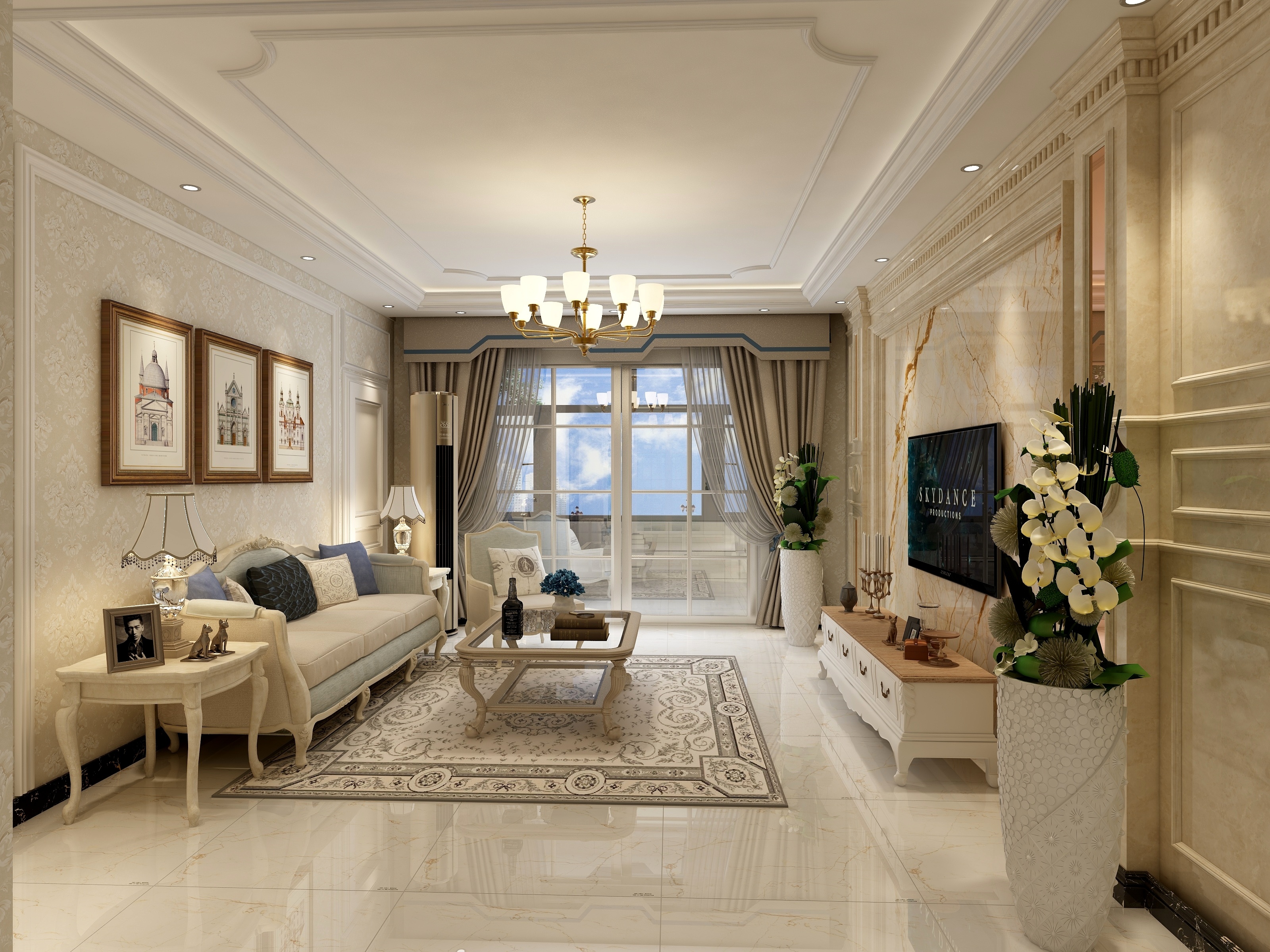 酷家装饰设计-泰达橙郡7-1-1102-装修设计方案