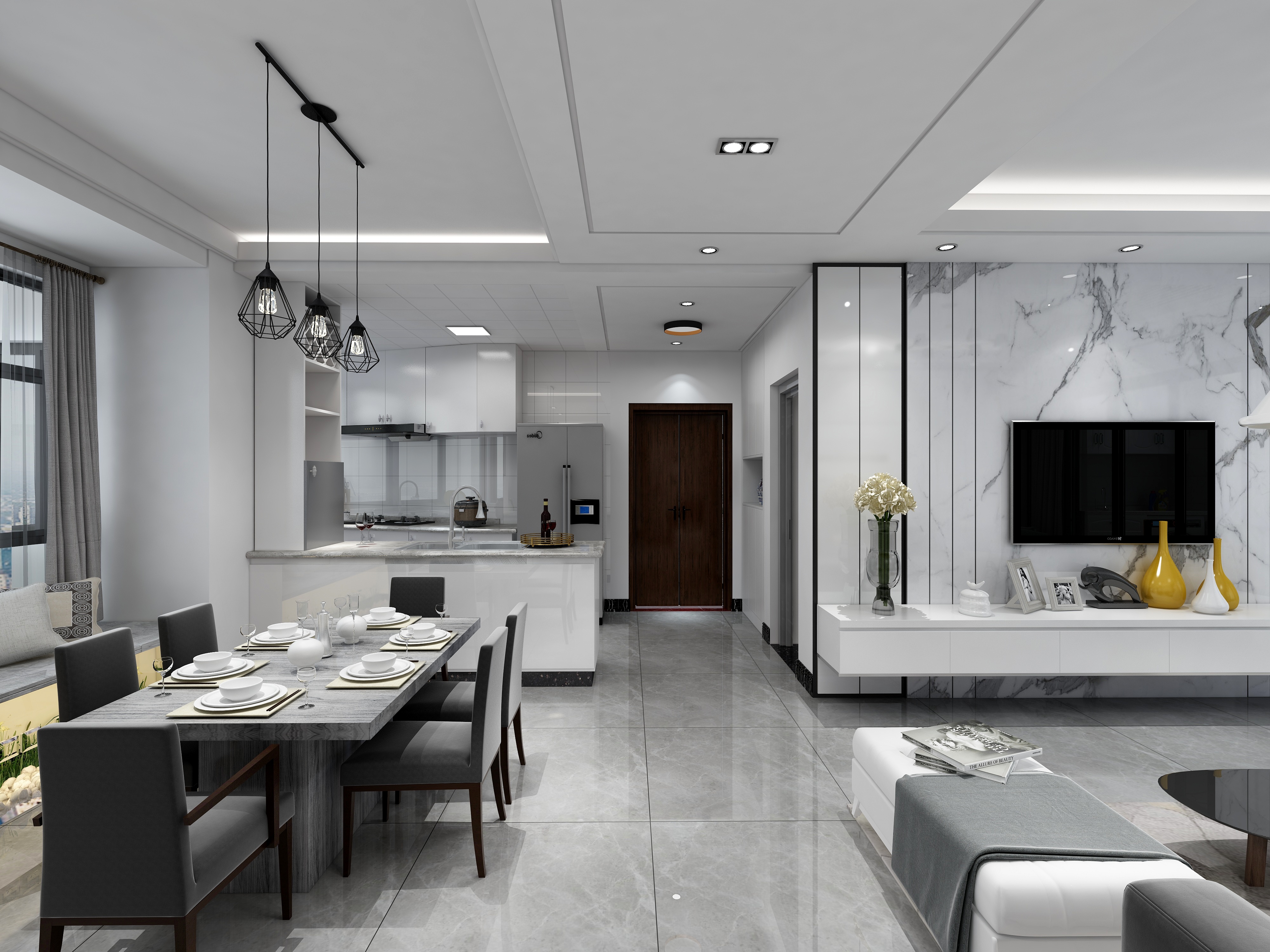 欧阳雪健-烟灰｜现代简约装修效果图