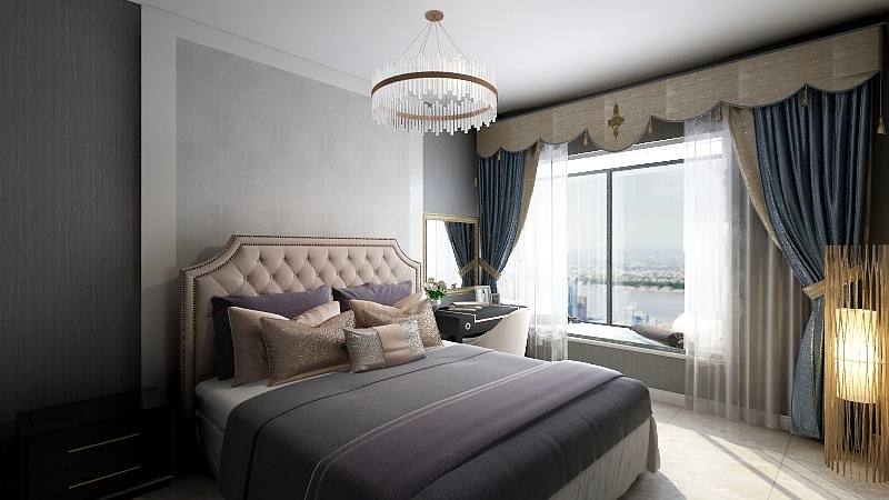 岳焕然-主卧儿童房卫生间-装修设计方案