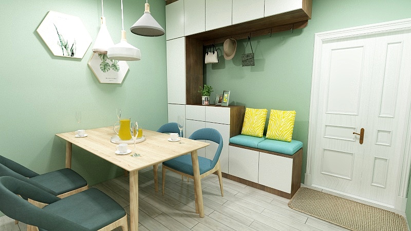 老鹿的小鹿-北欧风小户型房-装修设计方案