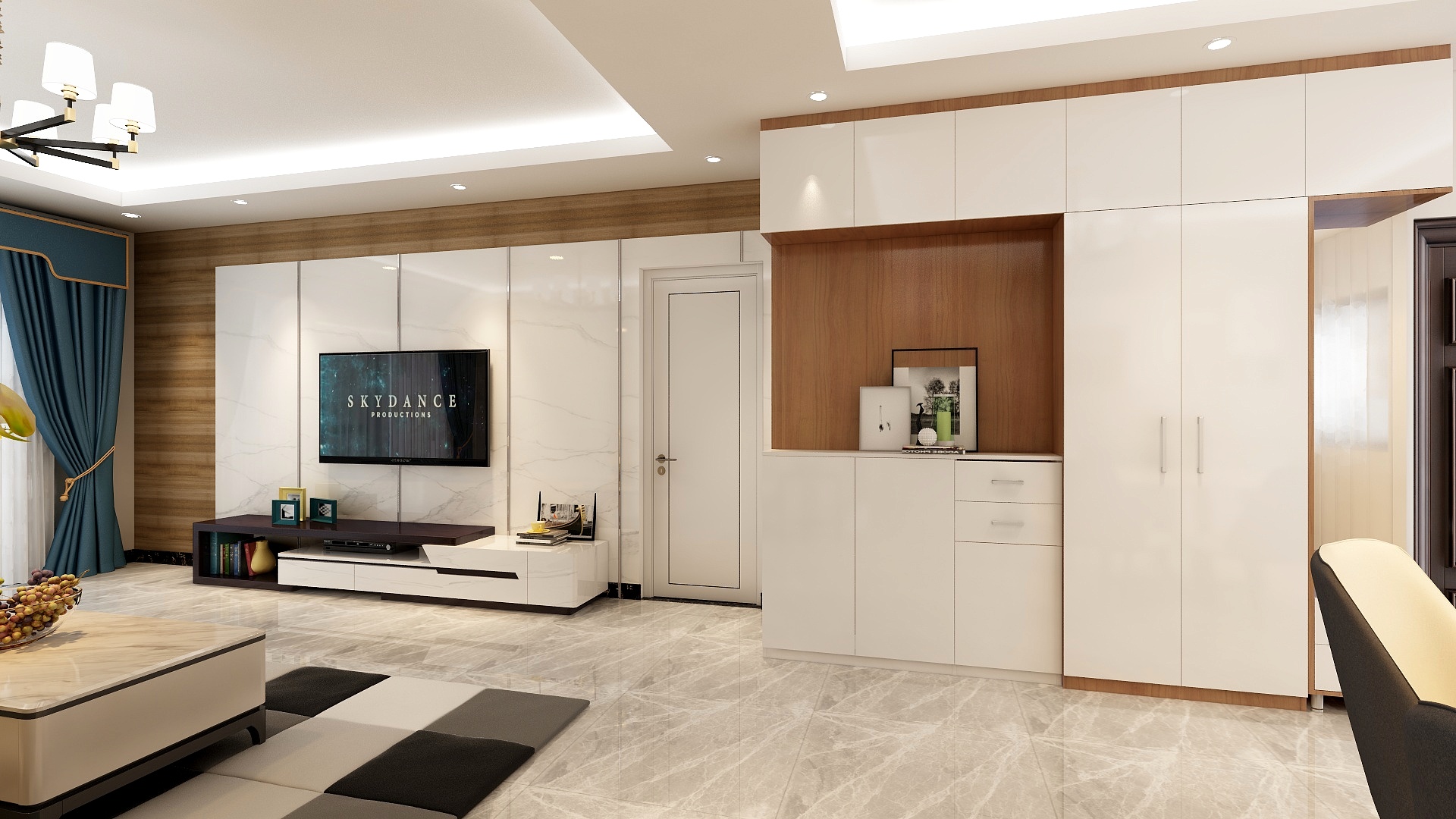 岳阳市晚安全案整装-岳阳晚安家居@巴陵星城刘总吉宅-装修设计方案