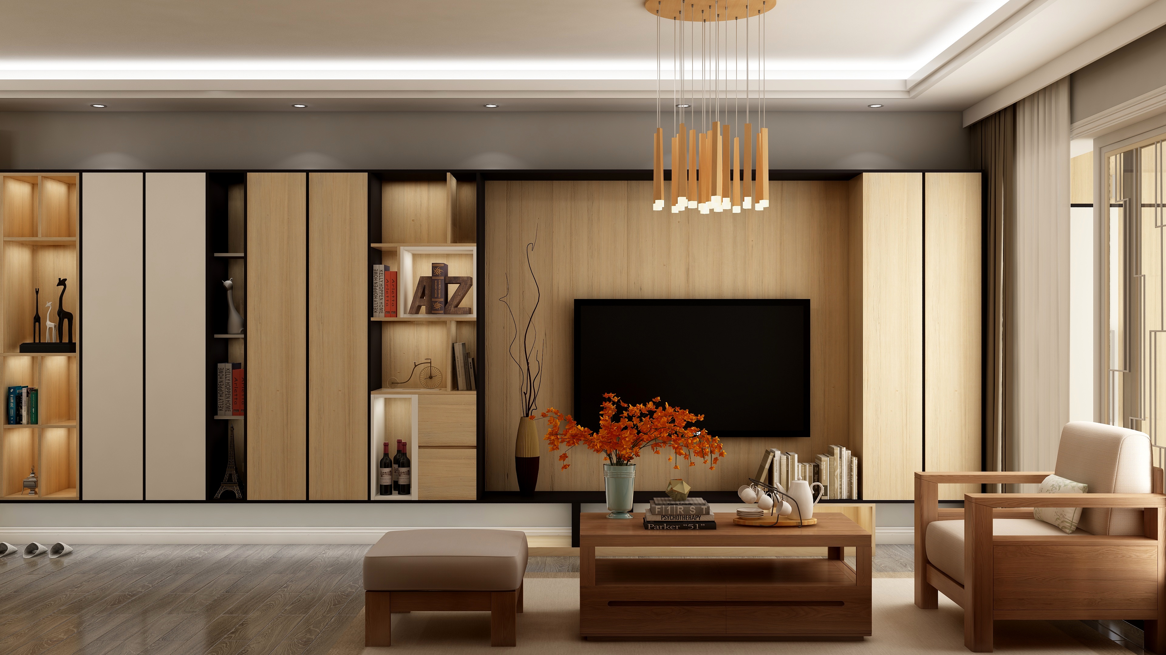 奈斯的谜设计工作室-『木色沉淀』装修效果图