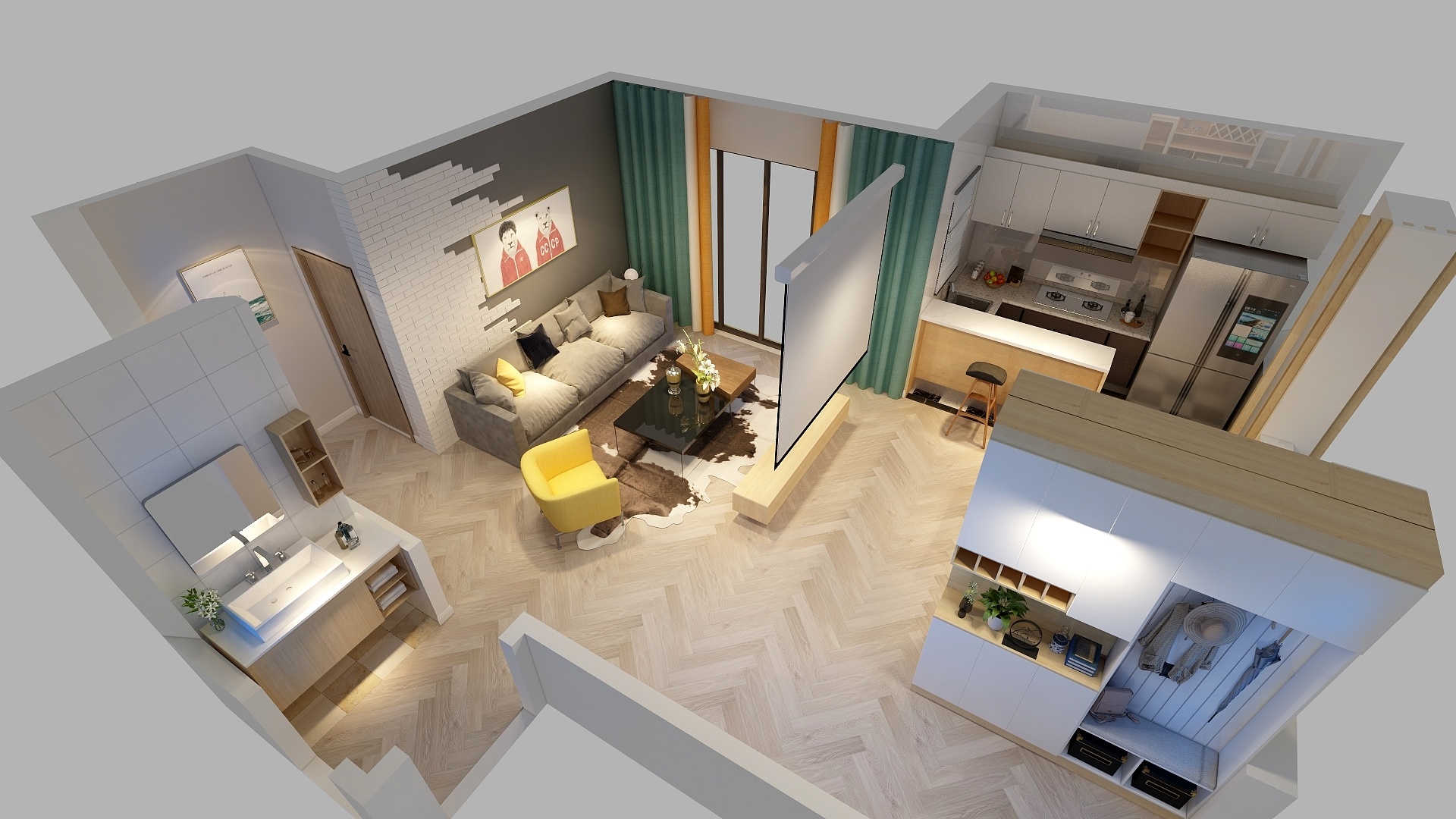 无所谓名字呐-紫云台二期（南苑）-装修设计方案