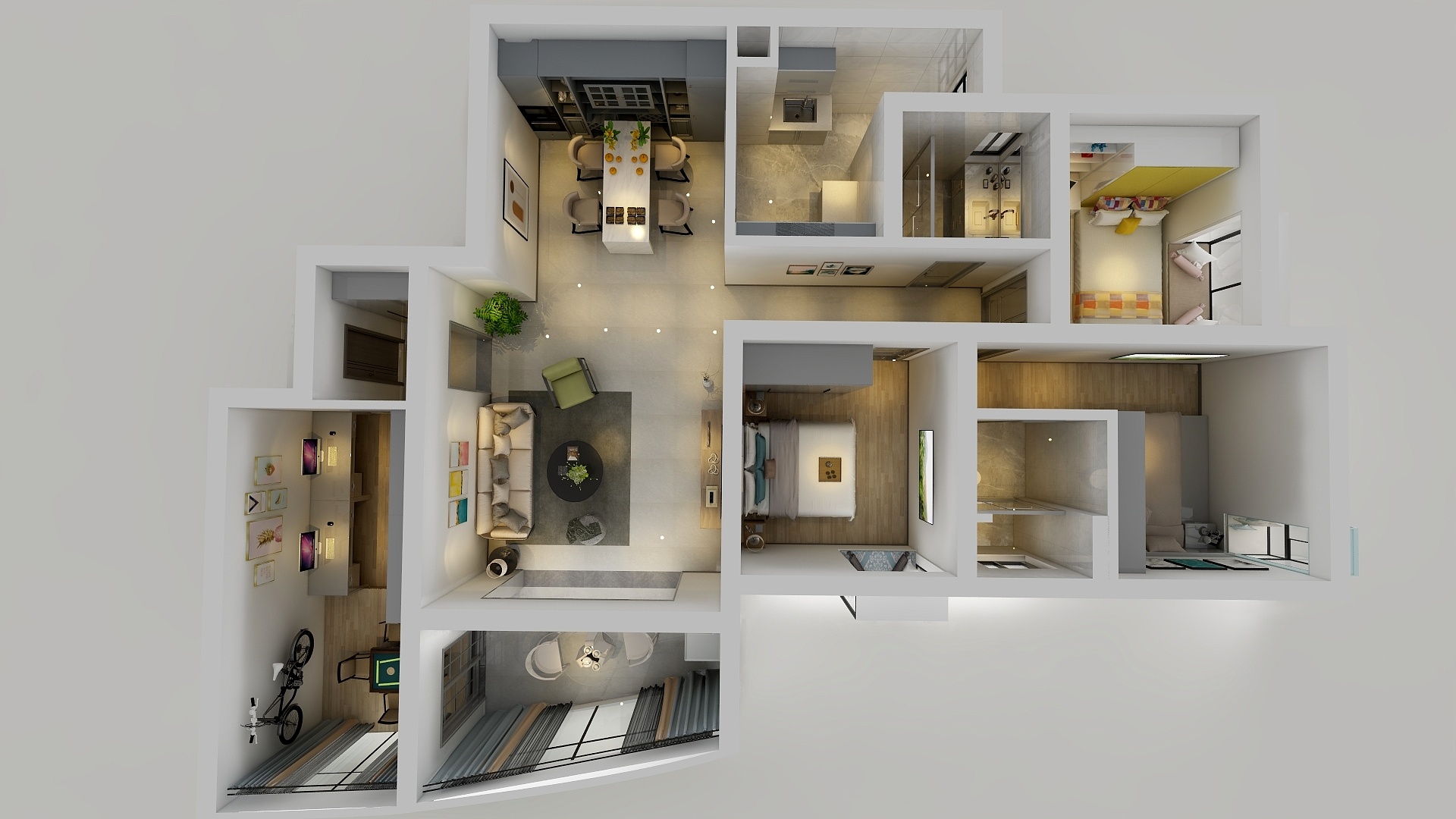 成都市远释空间装饰设计有限公司-浅水半岛-装修设计方案