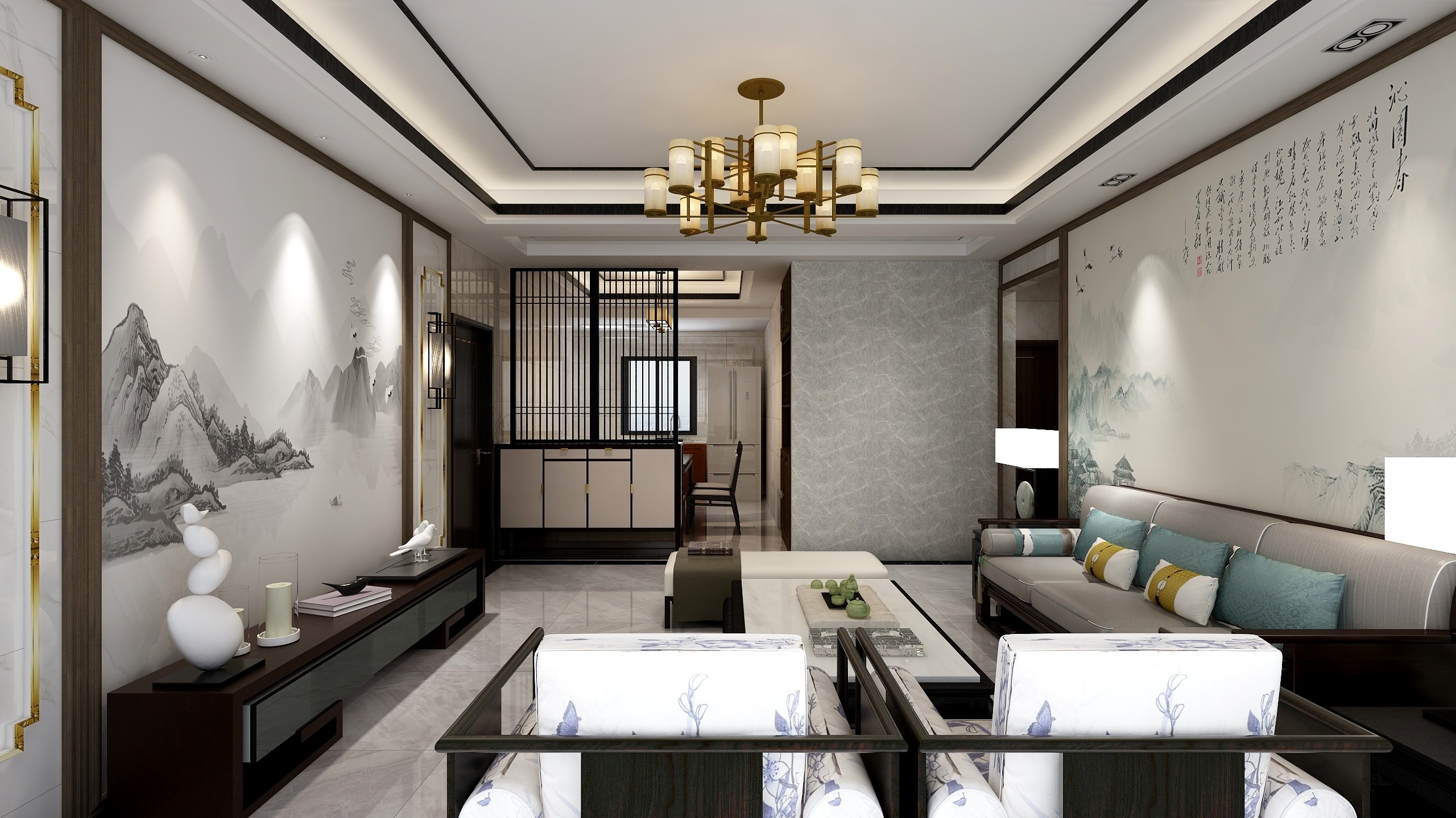 谢烈东-新中式风格-装修设计方案