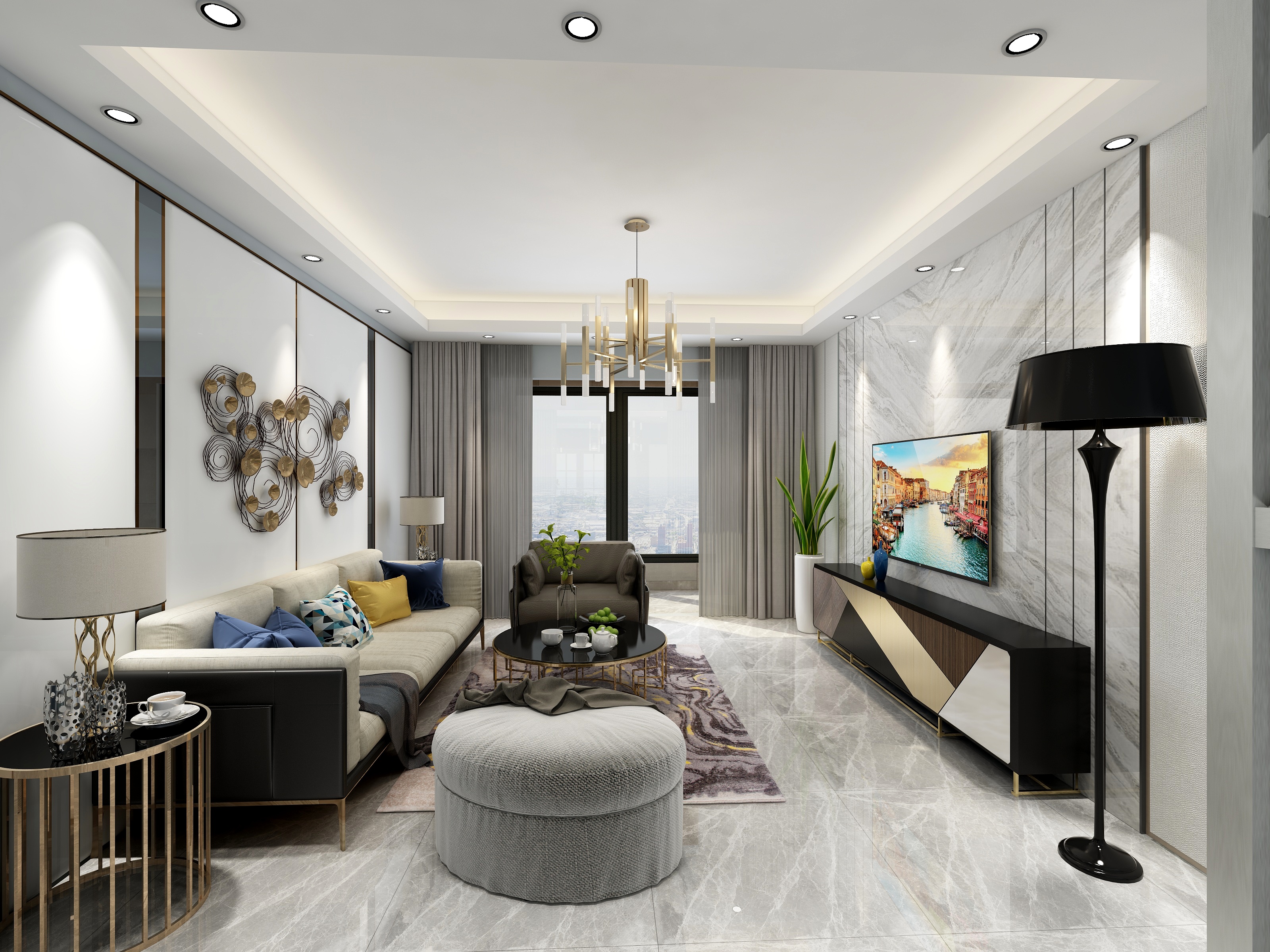 王飞鸽-1奥林104-装修设计方案