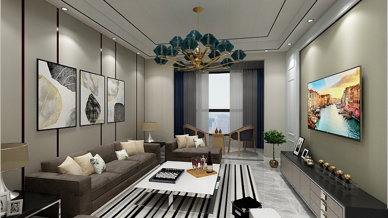 滕翼-清华美郡18#303室现代简约-装修设计方案