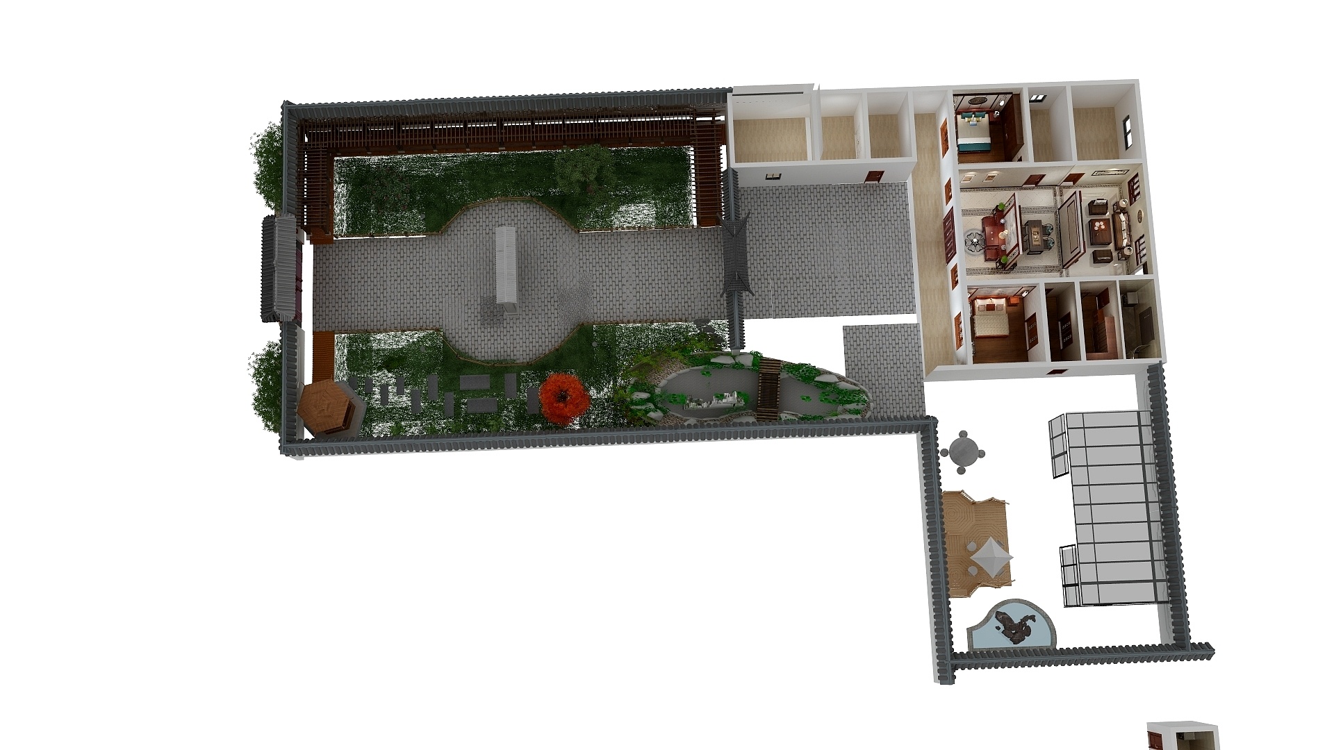 鼎盛装饰1-寿光四合院户型图-副本-装修设计方案