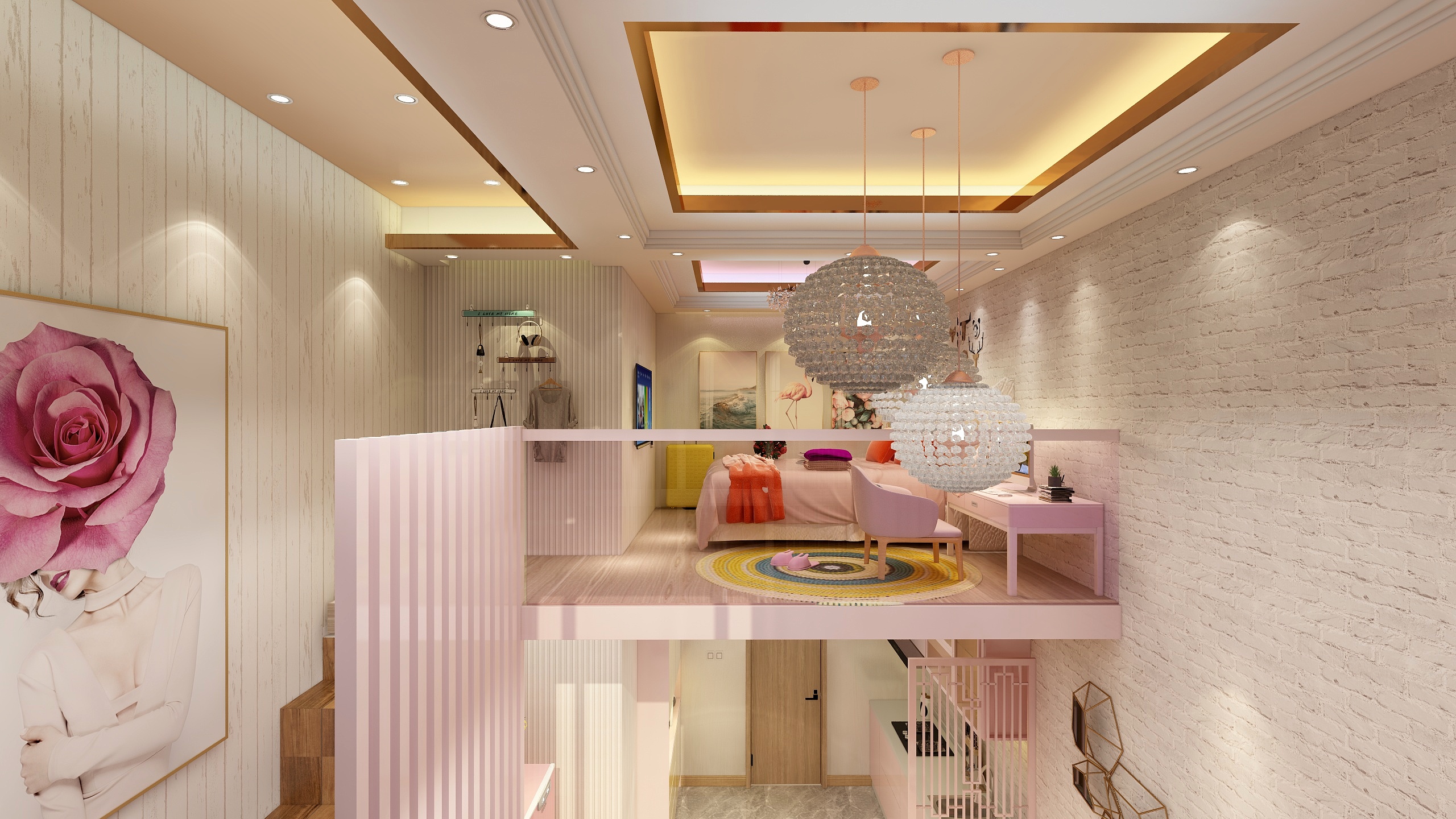 我不会做图-现代loft-装修设计方案