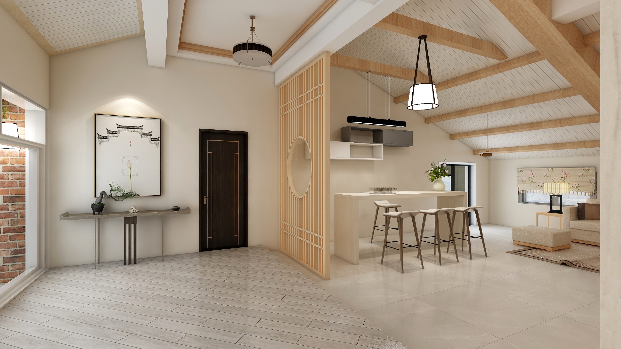 美感设计-东景雅苑2层-装修设计方案