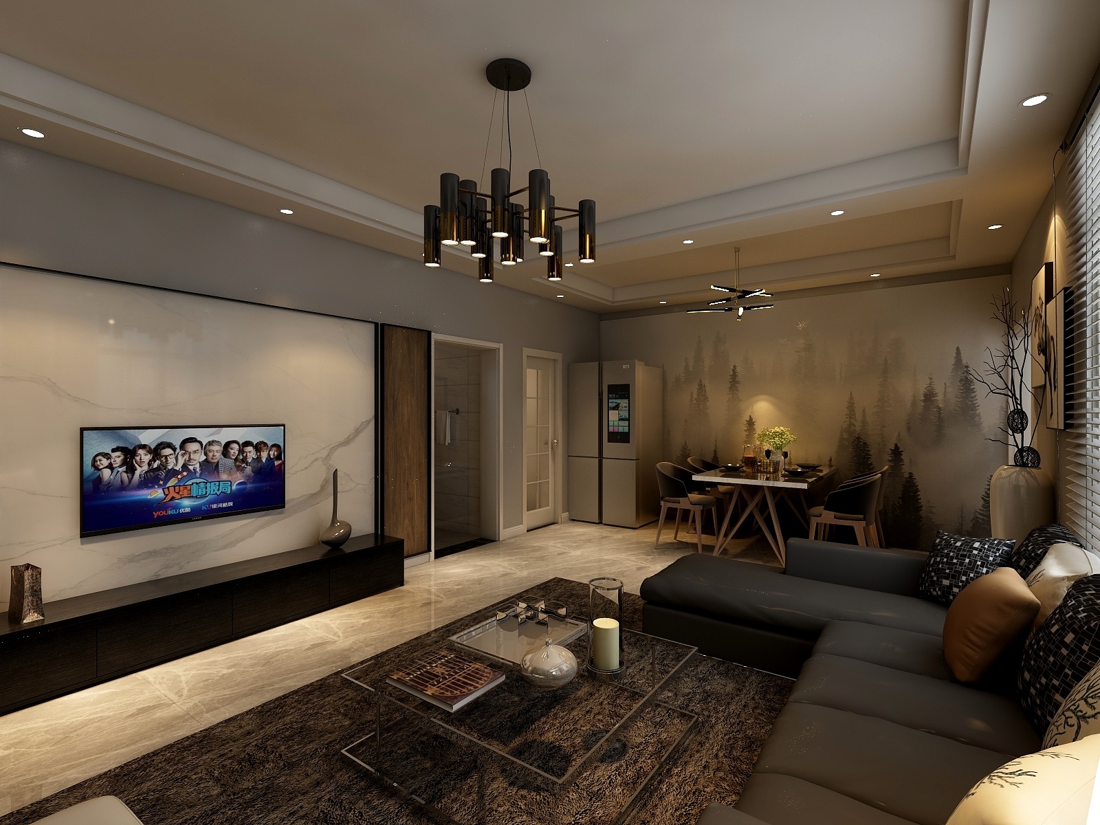 陈子舜-中交后现代风格-装修设计方案