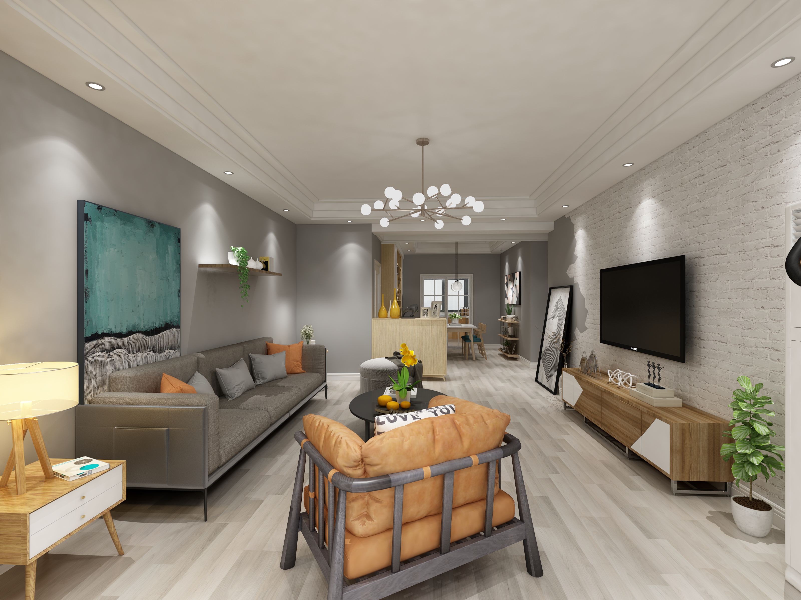 一米阳光-和瑞苑18-2-302酷家乐-装修设计方案