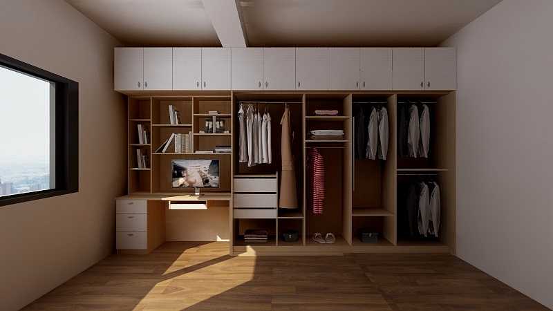 阿罗欧滨高端橱柜衣柜-落瓦-白-装修设计方案