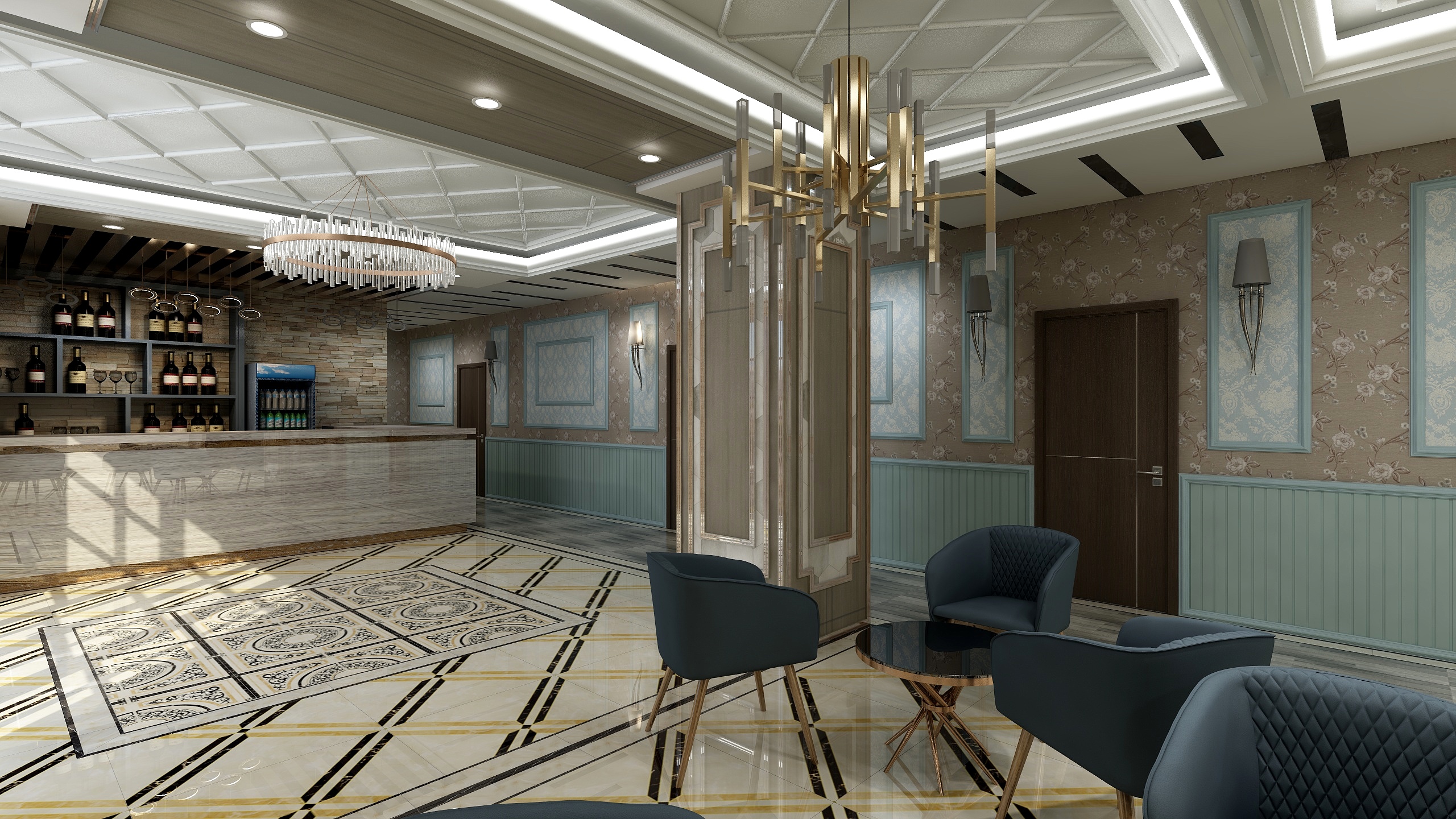 致美装饰王波-茶楼-装修设计方案