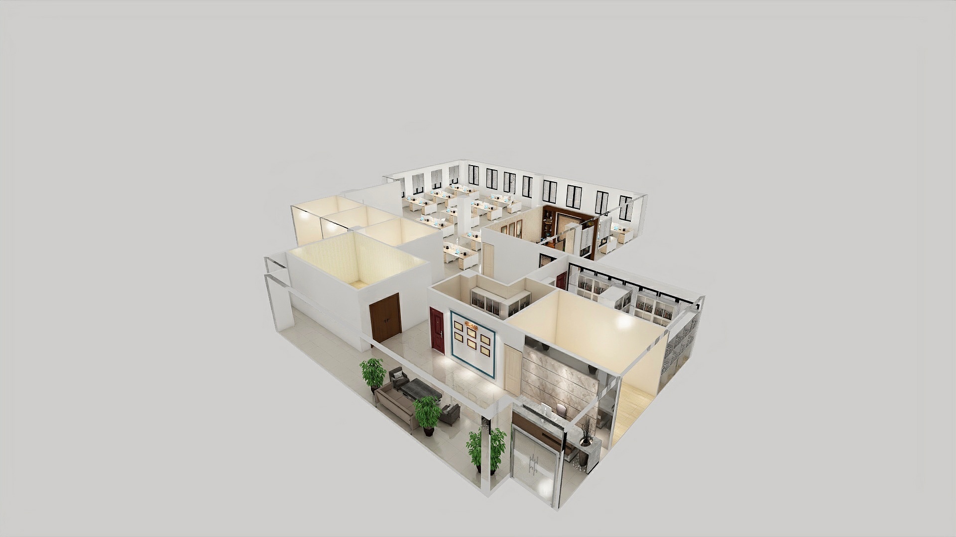 成都智家豪庭装饰工程有限公司-01 A-W-FP005 五层平-装修设计方案