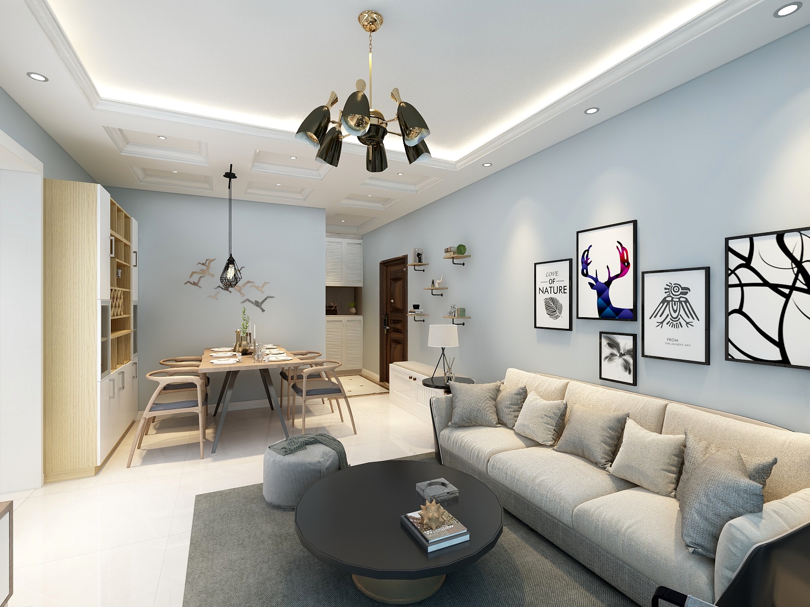 小北巷-04户型北欧-装修设计方案