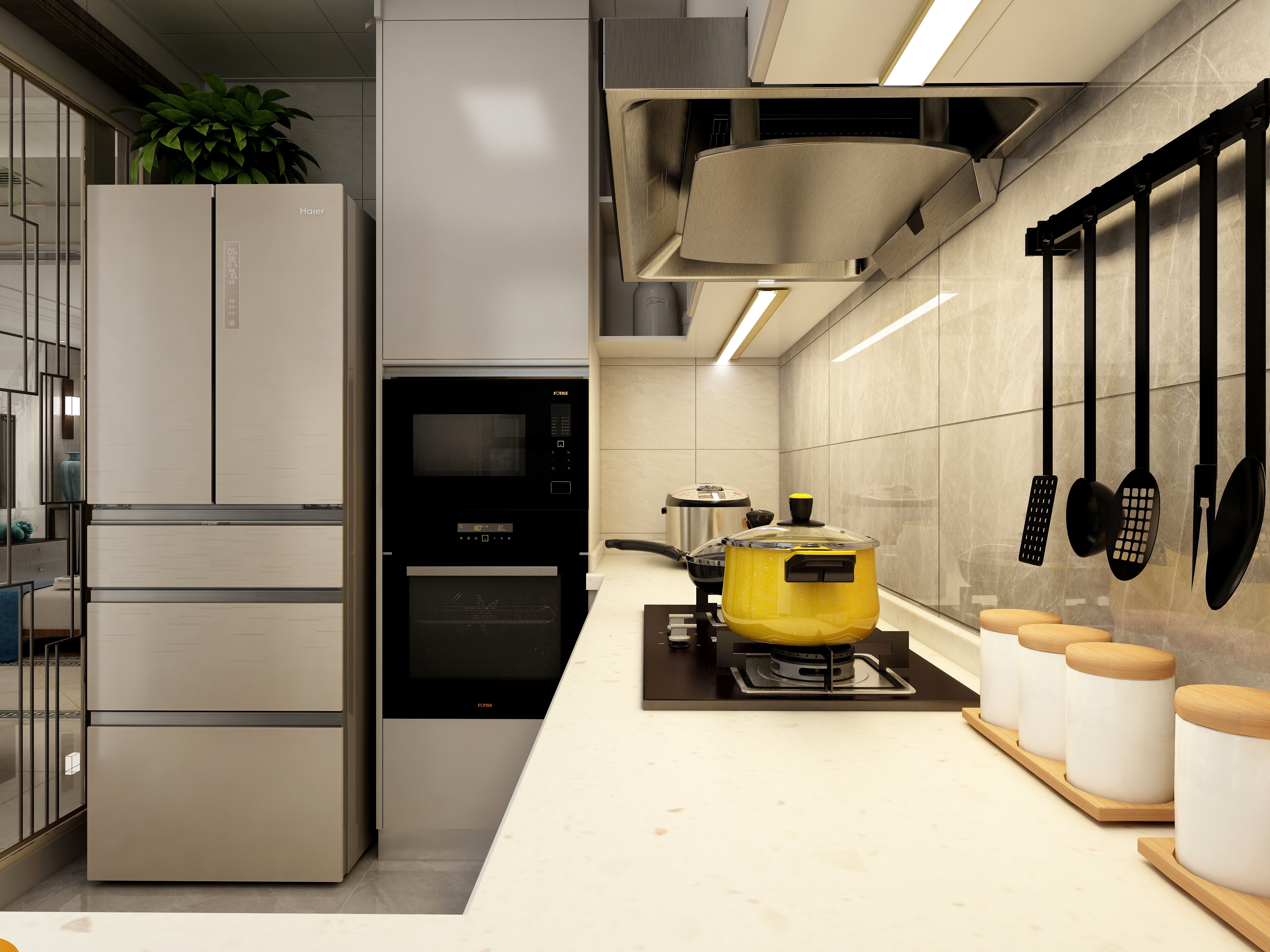 李艳楠设计狮-146方新中式三居装修效果图