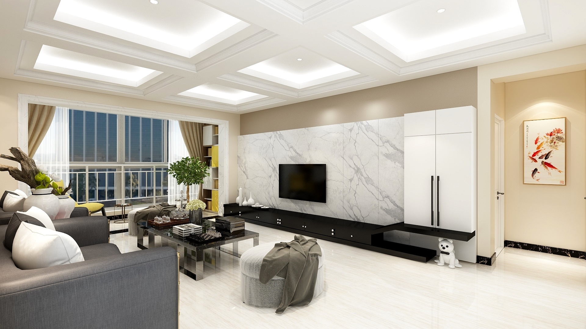 辰亿装饰-鼎盛世家4-2-602-装修设计方案