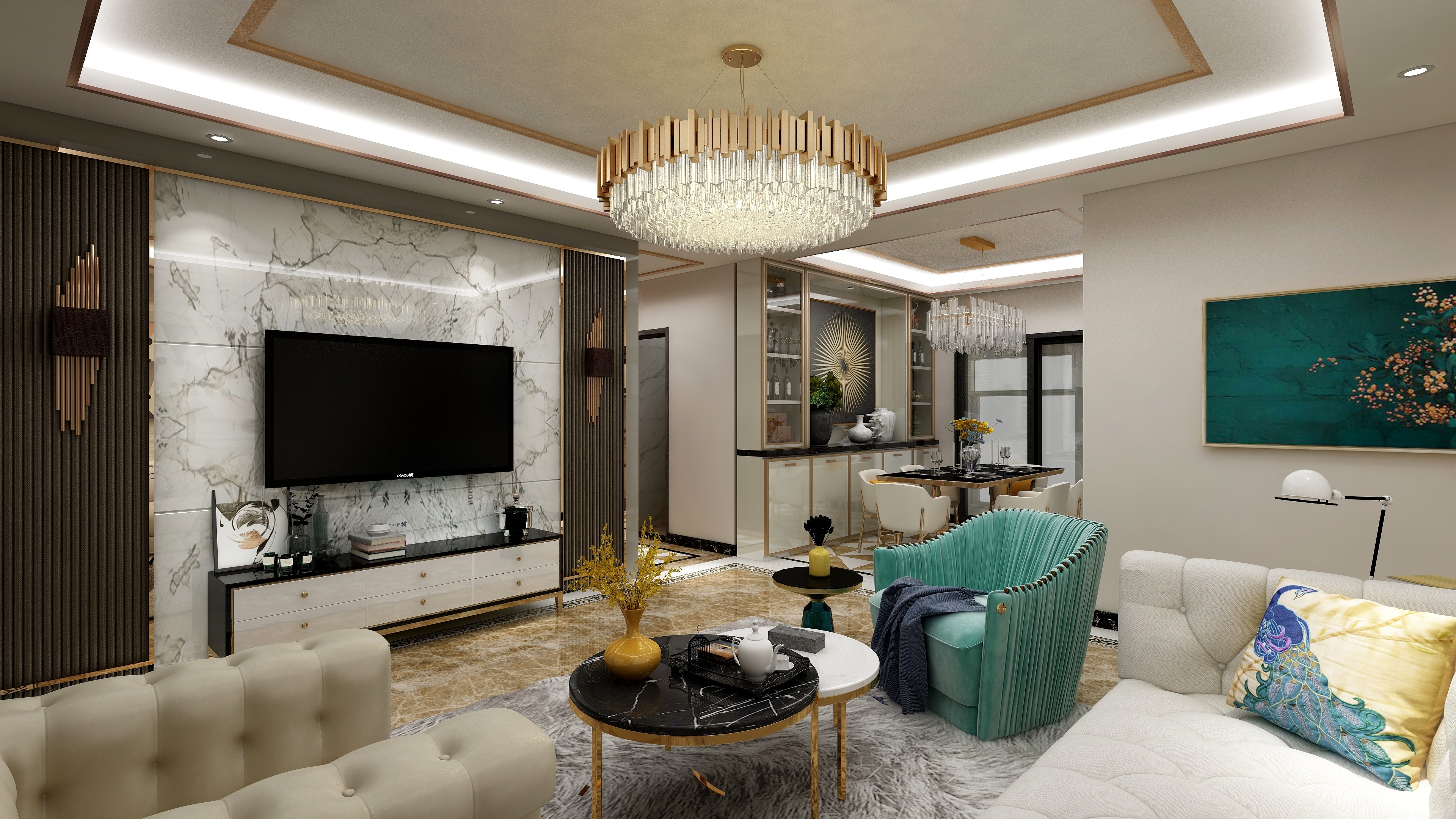 塞纳春天整装馆-碧桂园23-701周姐-装修设计方案