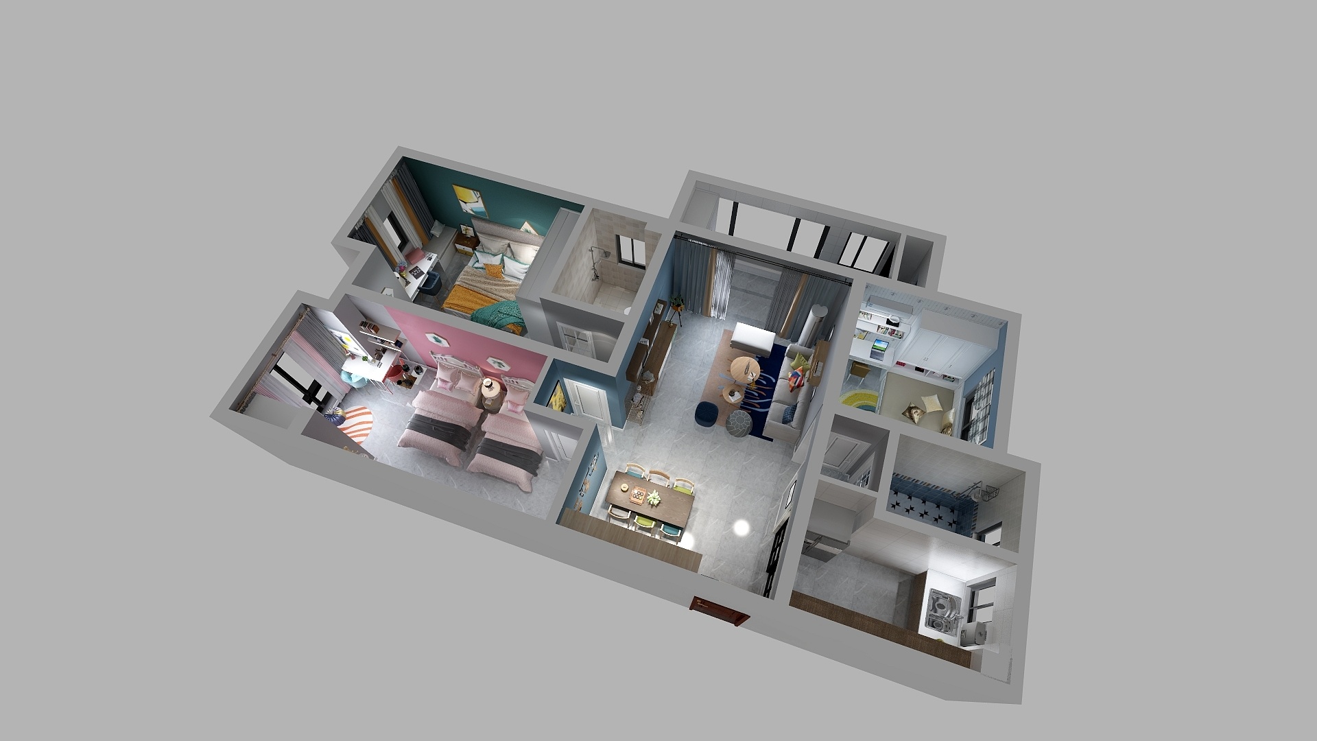 笙南Designer-信华城-装修设计方案